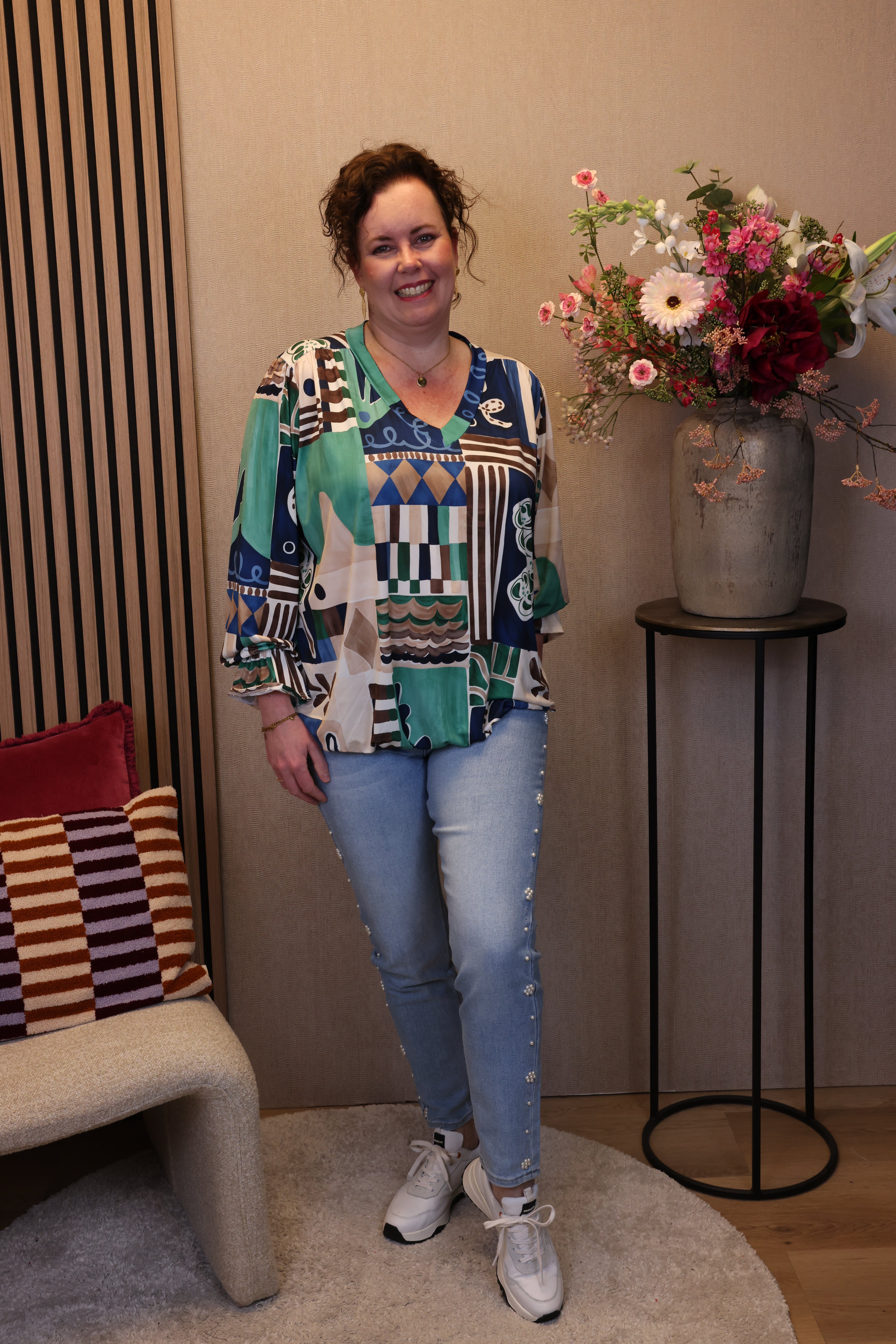 Fenke | Ballon top blauw