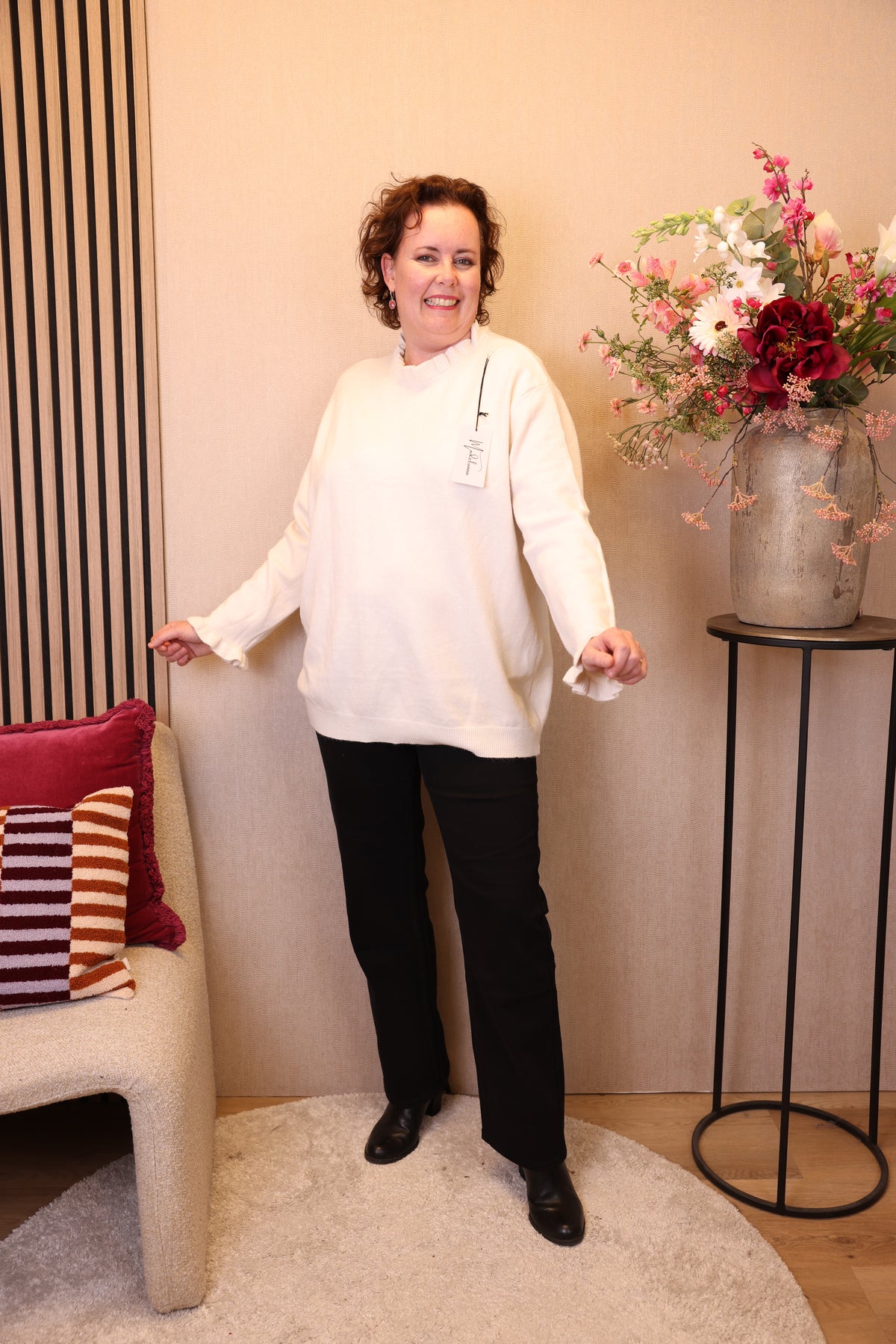 Fleur | Trui beige