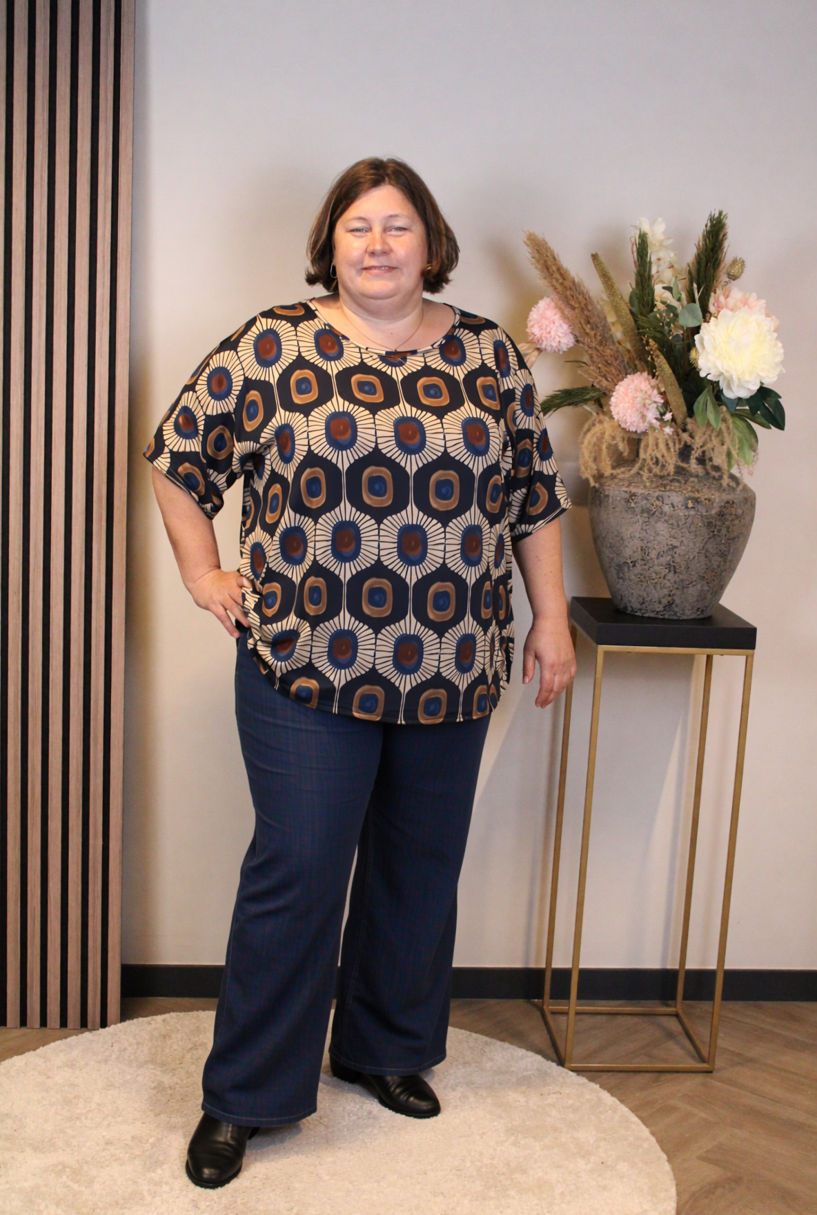 Nienke | Top blauw
