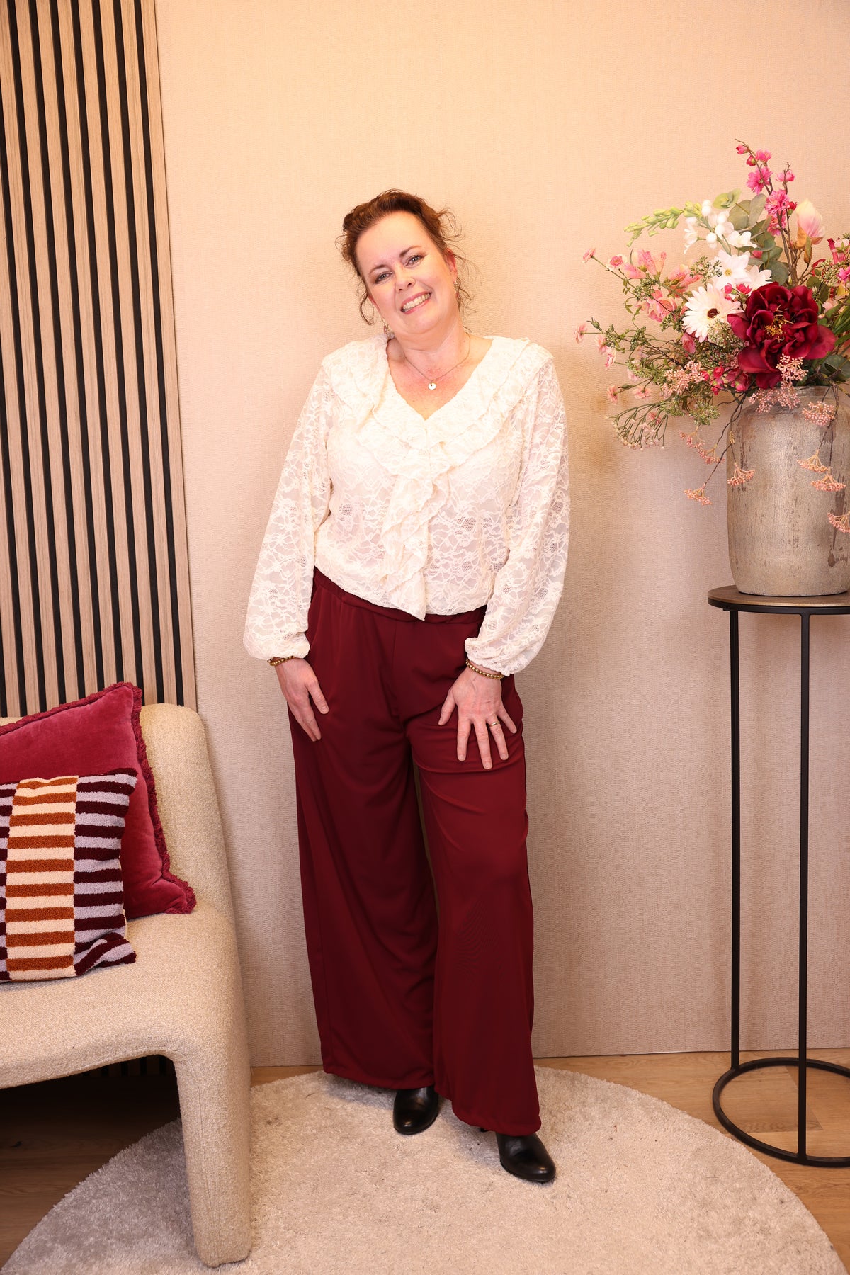 Merel | Broek rood 40 - 48