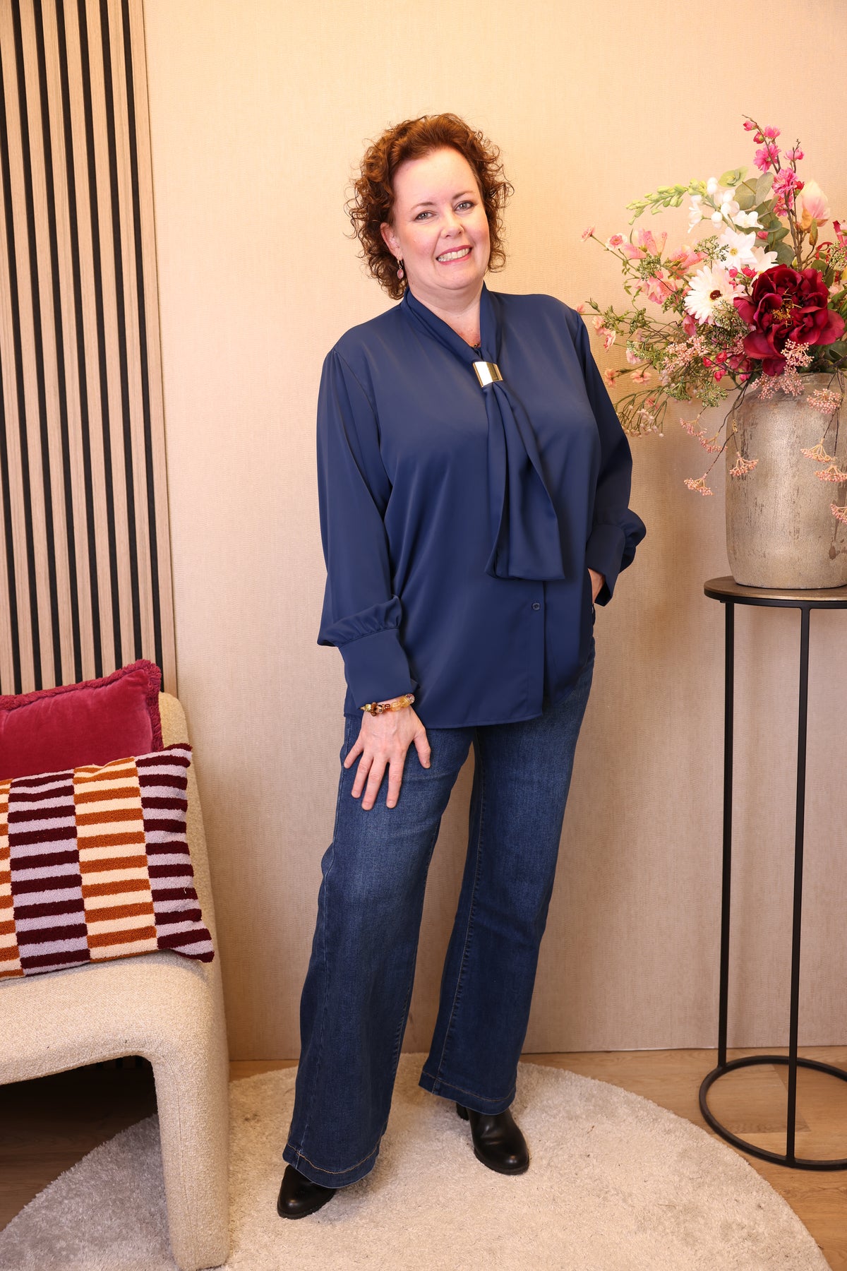 Céline | Blouse navy