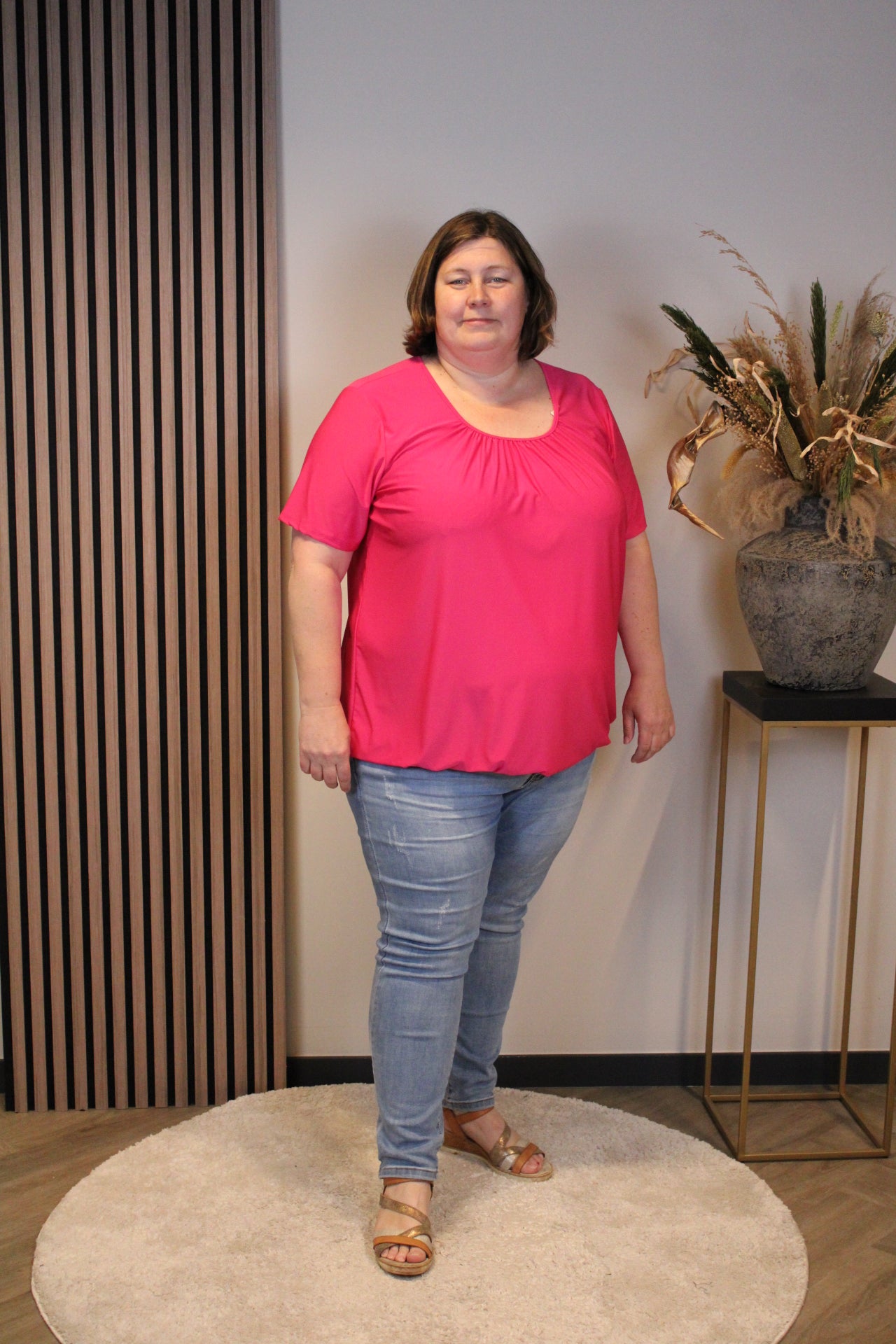 Madi | Ballon top roze