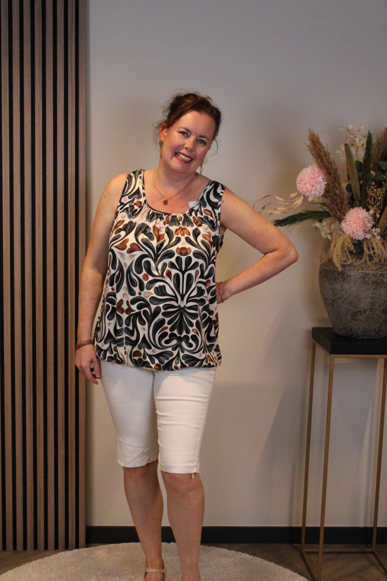 Silke | top zwart 38 t/m 48
