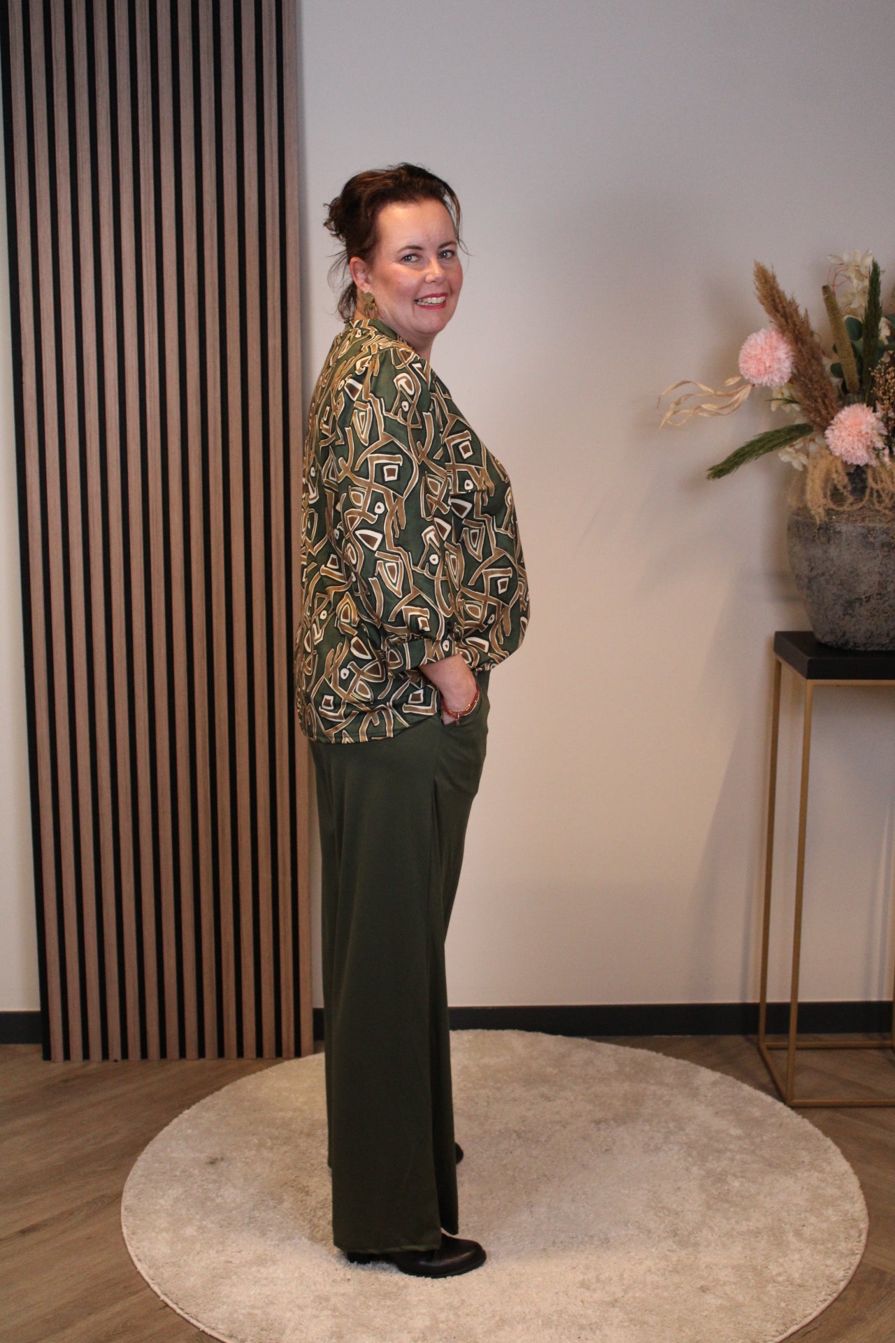 Kiki | Broek groen 40 t/m 44 (lang model 167–178 cm)