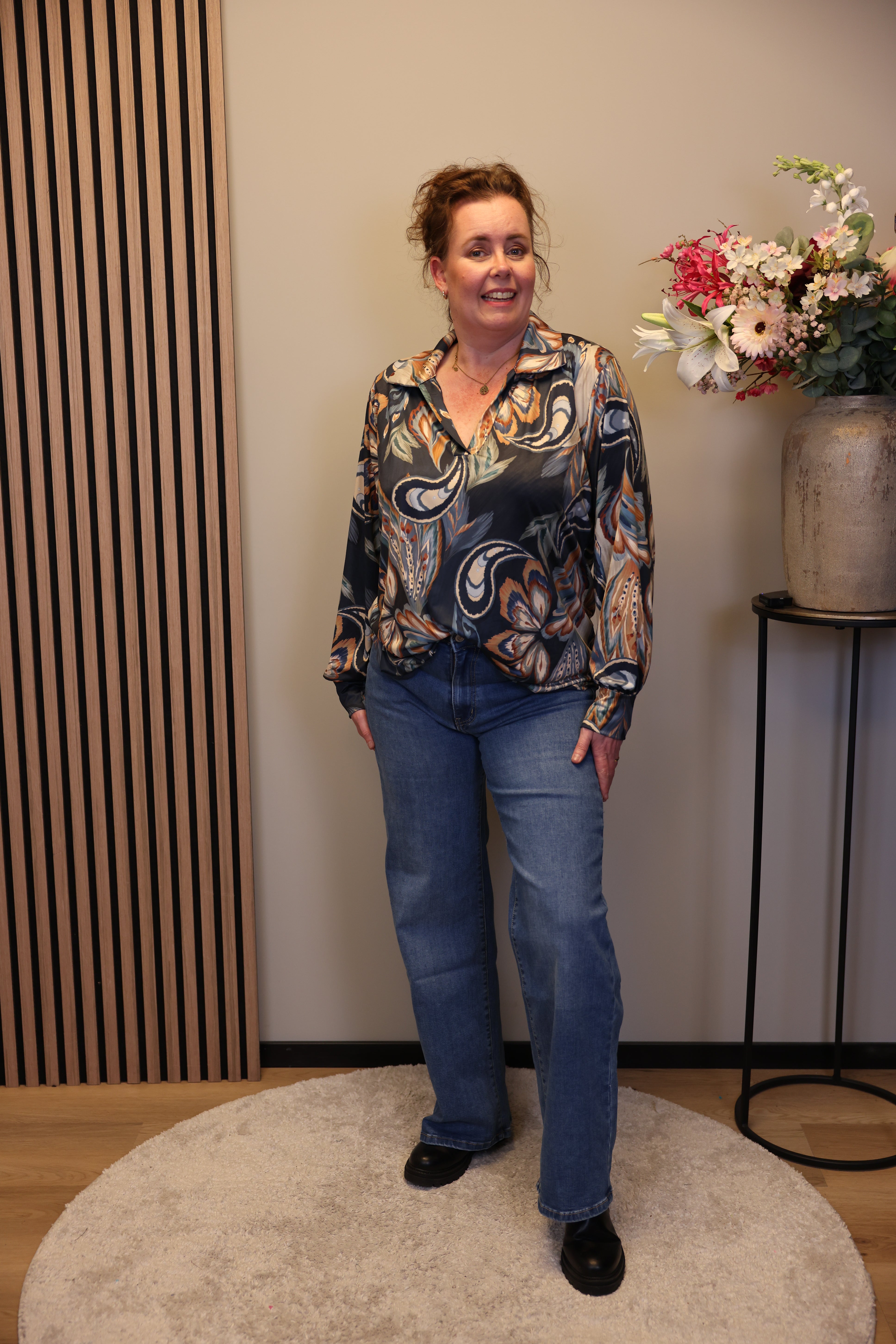 Lies | Jeans wide leg licht blauw 40 - 48