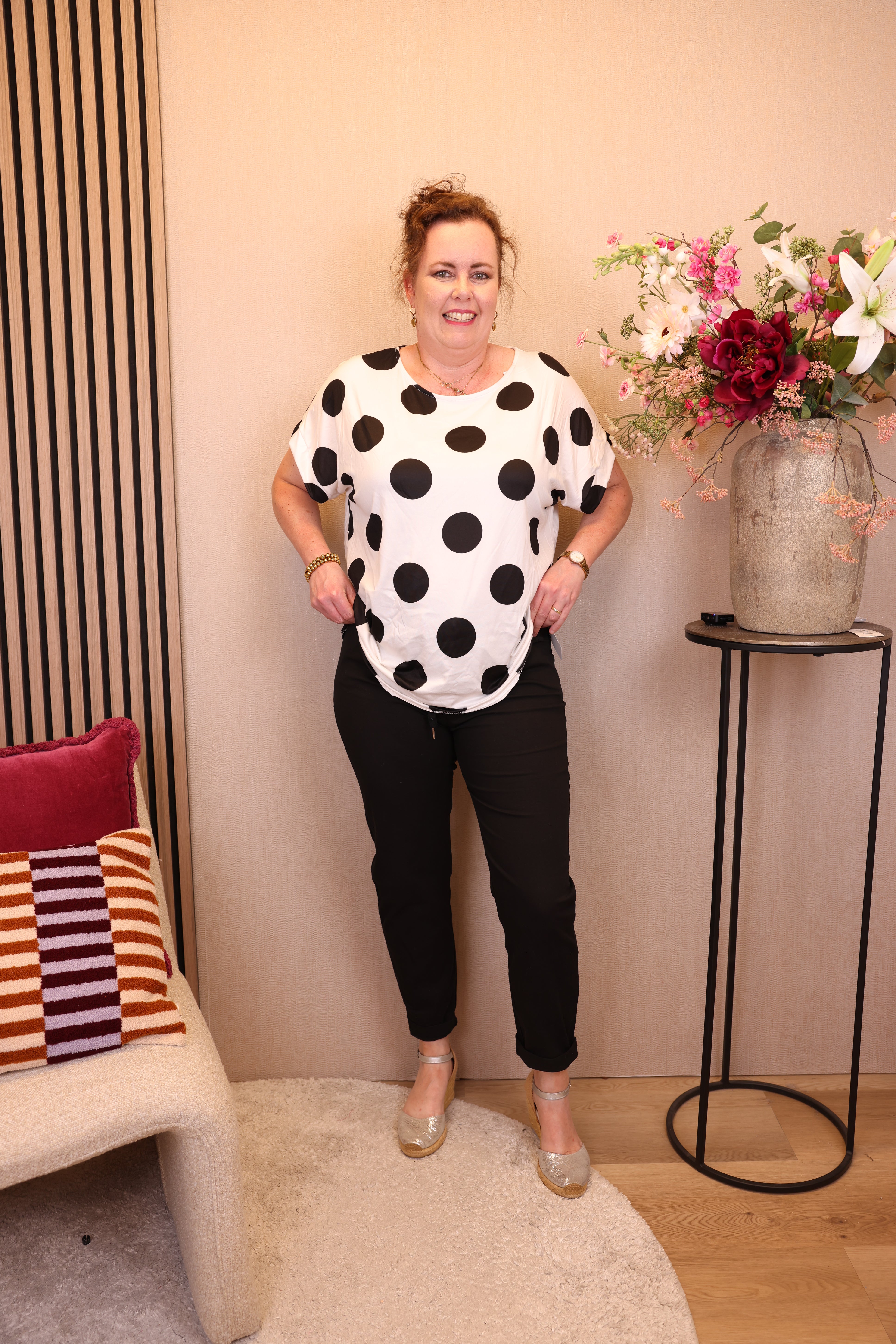 Tess | Top zwart