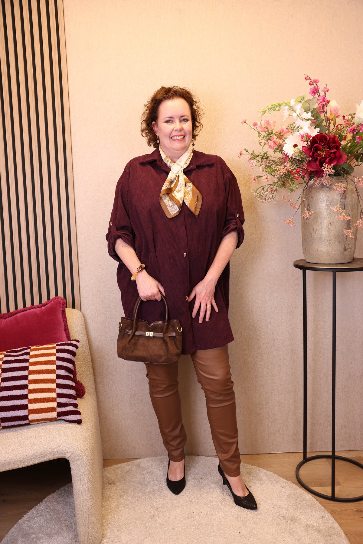 Vera | Tuniek bordeaux