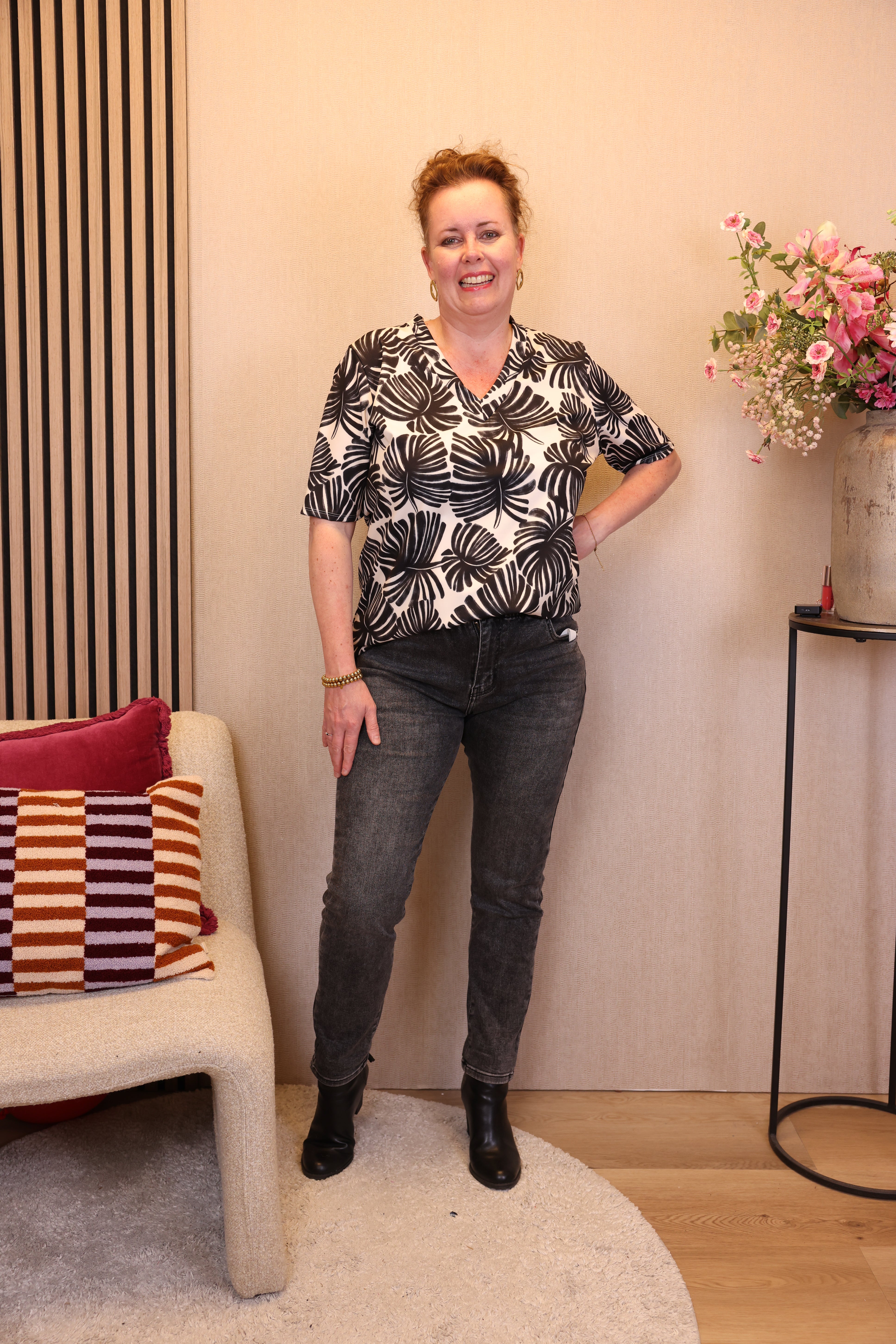 Rikkie | Jeans grijs 38 - 50