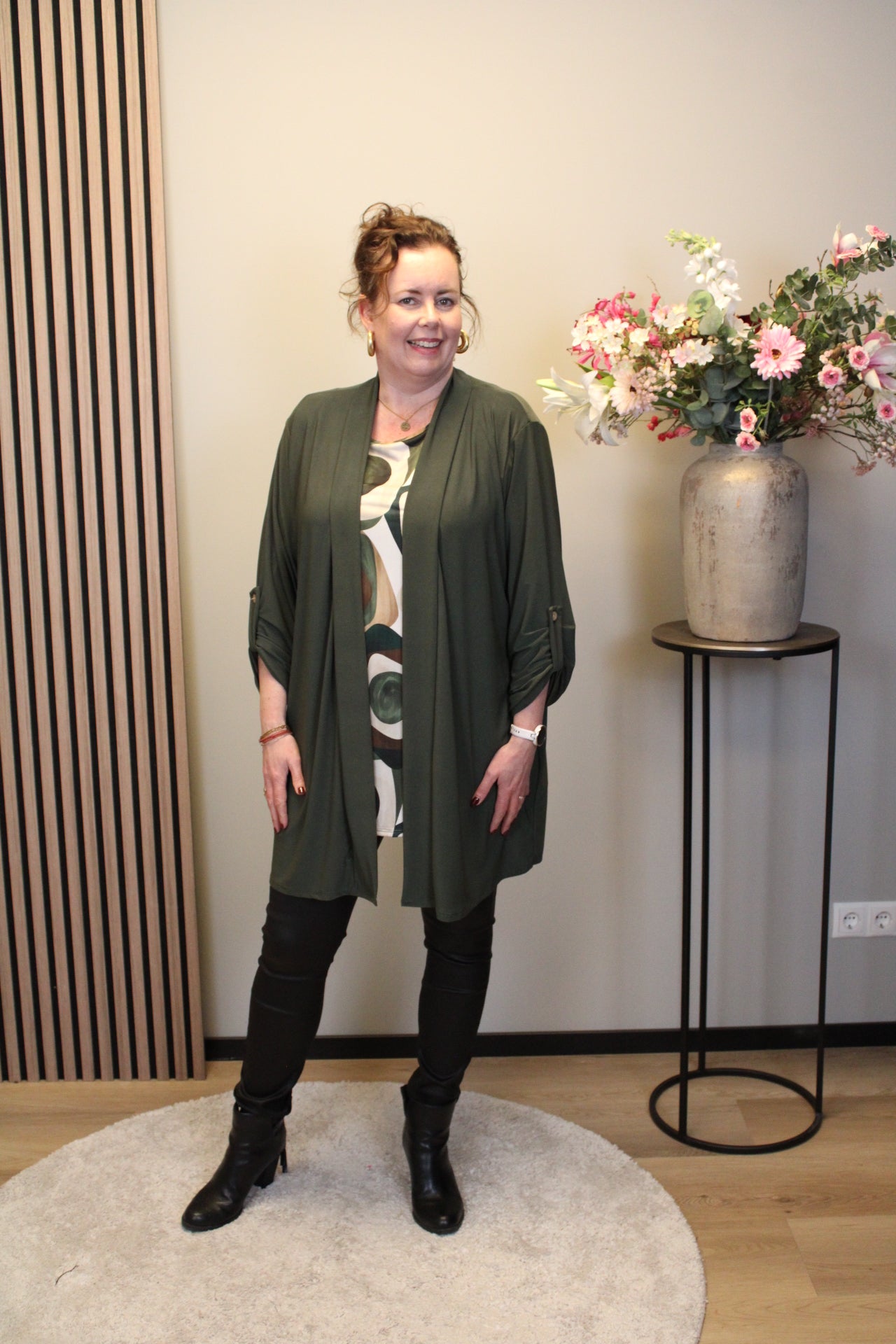 Nienke | Vest groen kort