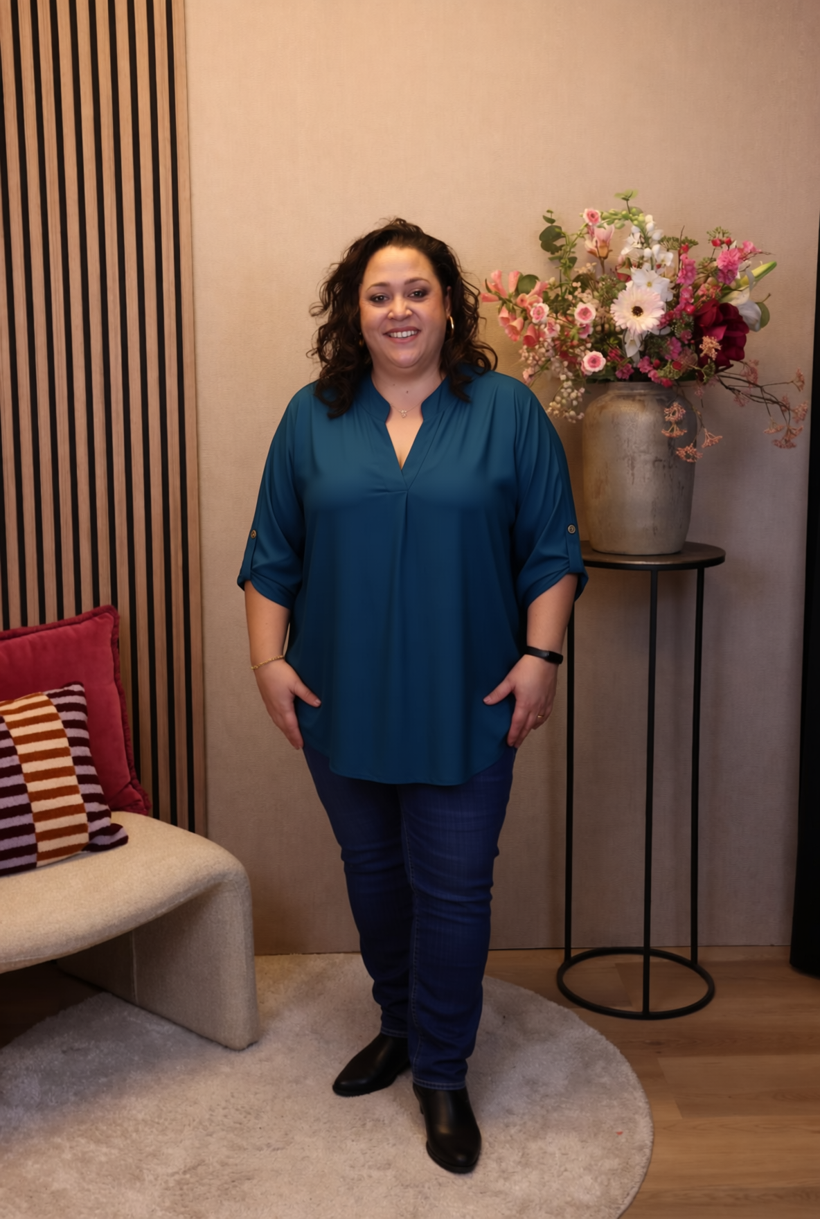 Mara | Blouse turquoise