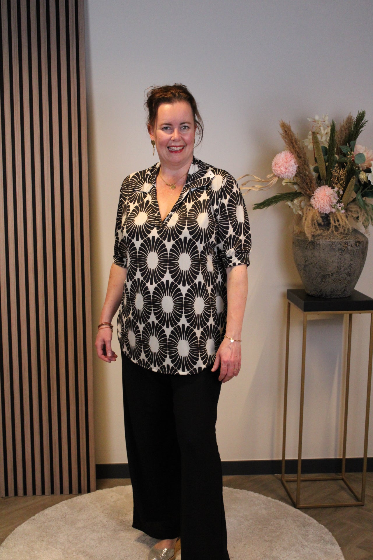 Lieke | Blouse met kraagje 52 t/m 58