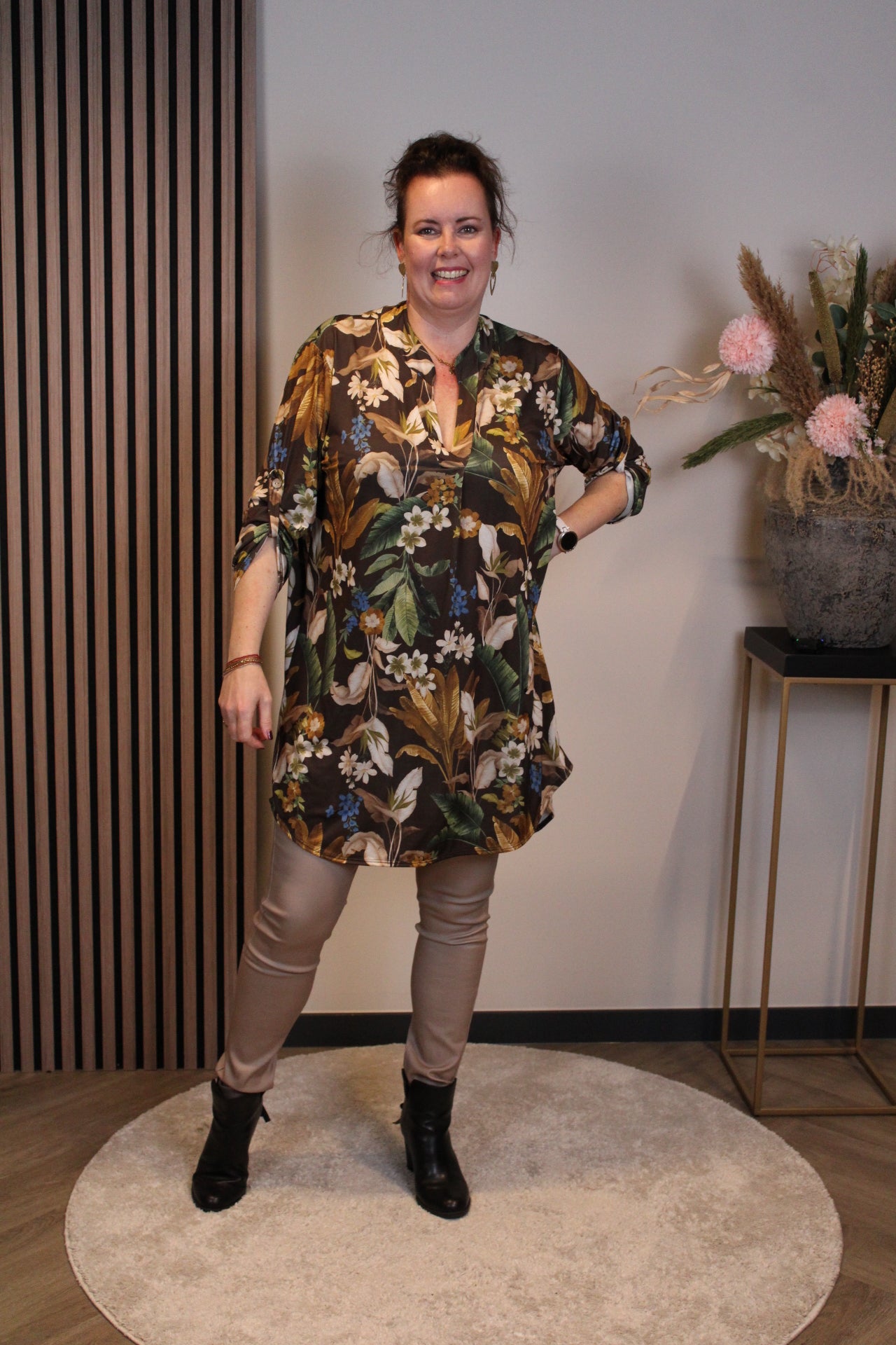 Noëlle | tuniek bruin 38 t/m 48