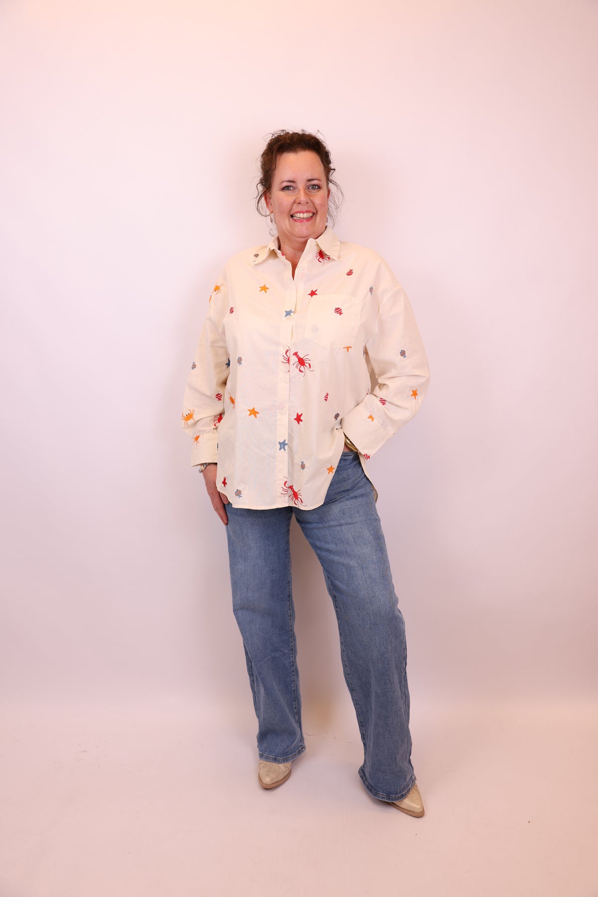 Elvie | Blouse beige