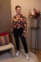 Lilly | Broek zwart viscose