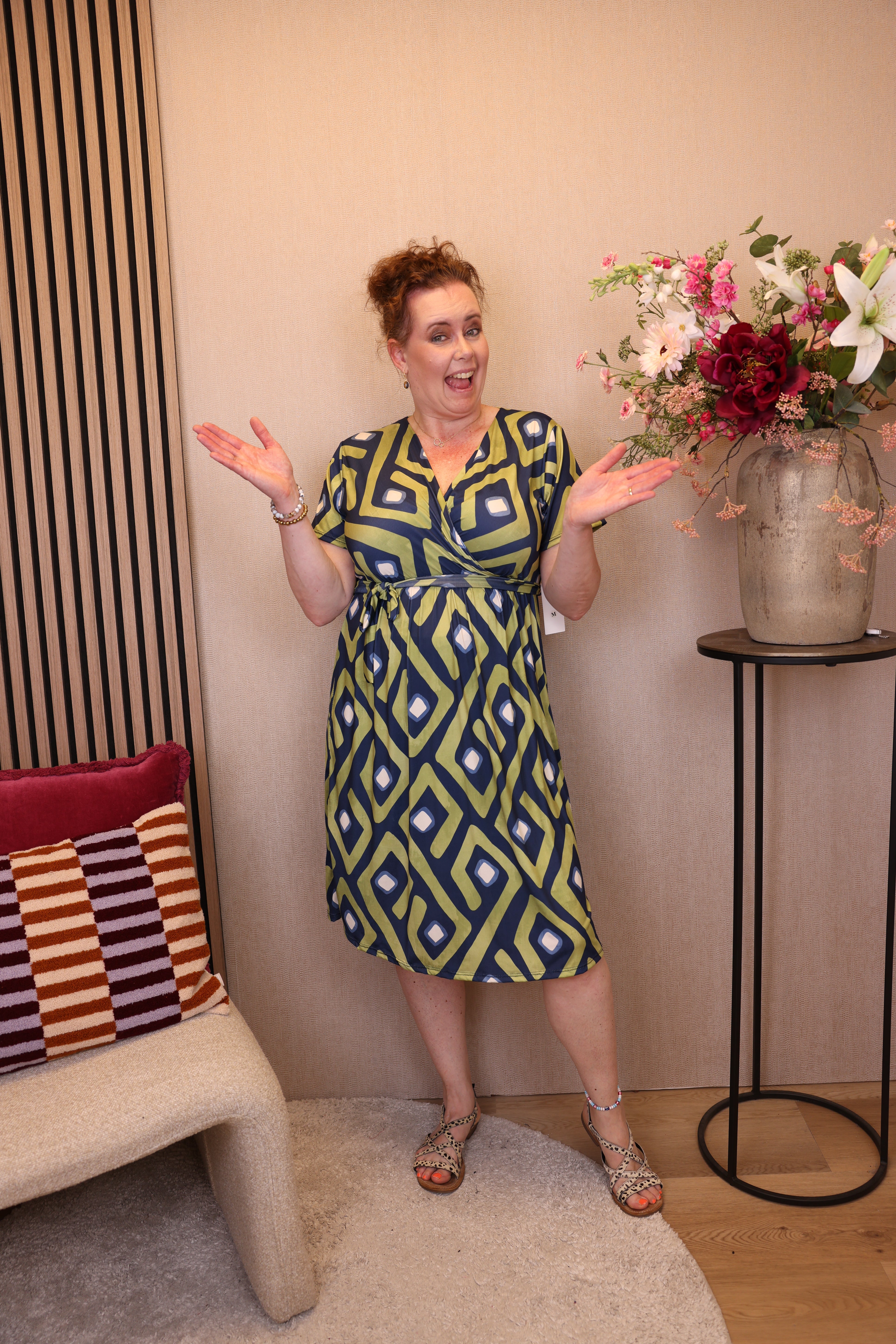 Babette | Jurk groen