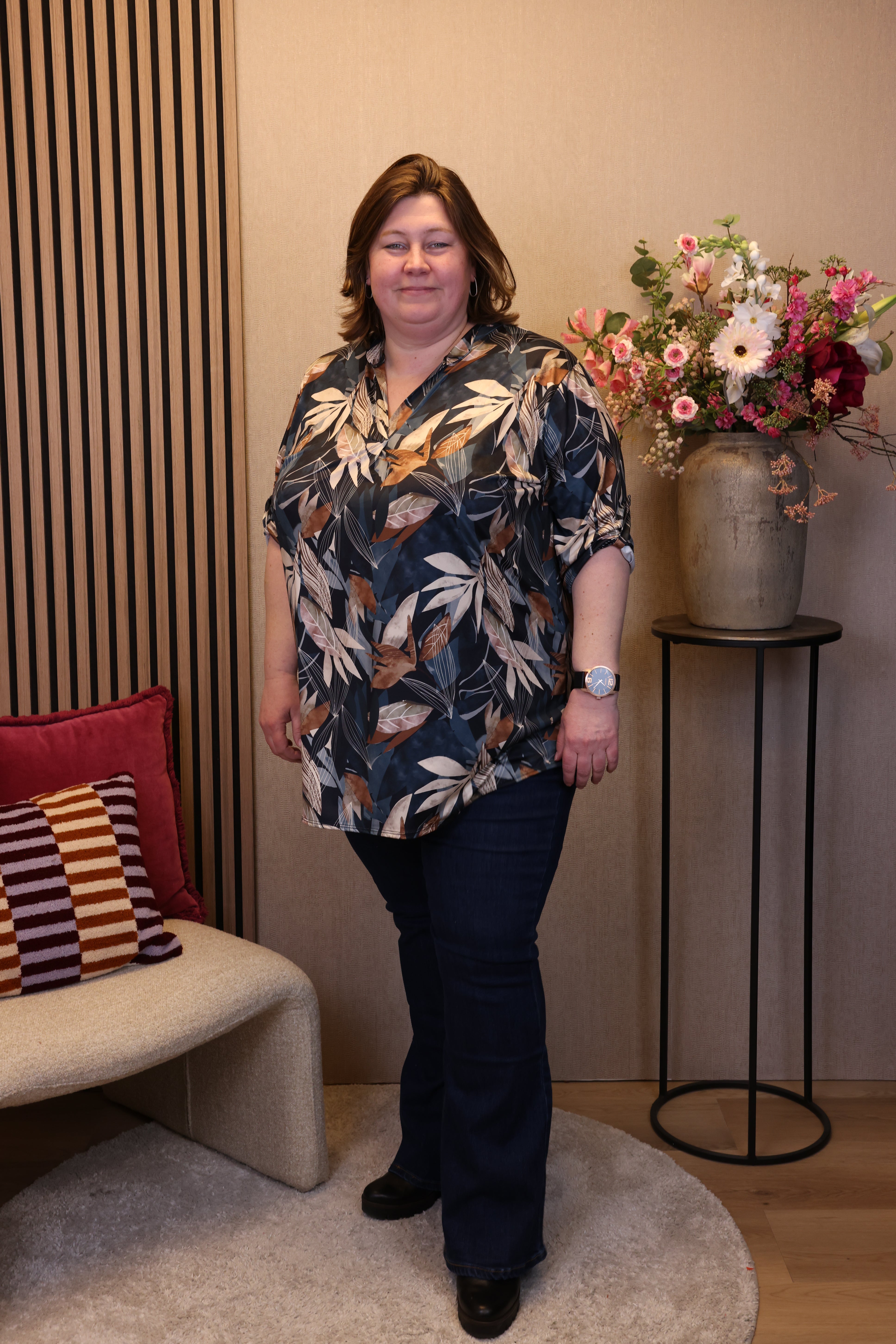 Samira | Blouse blauw