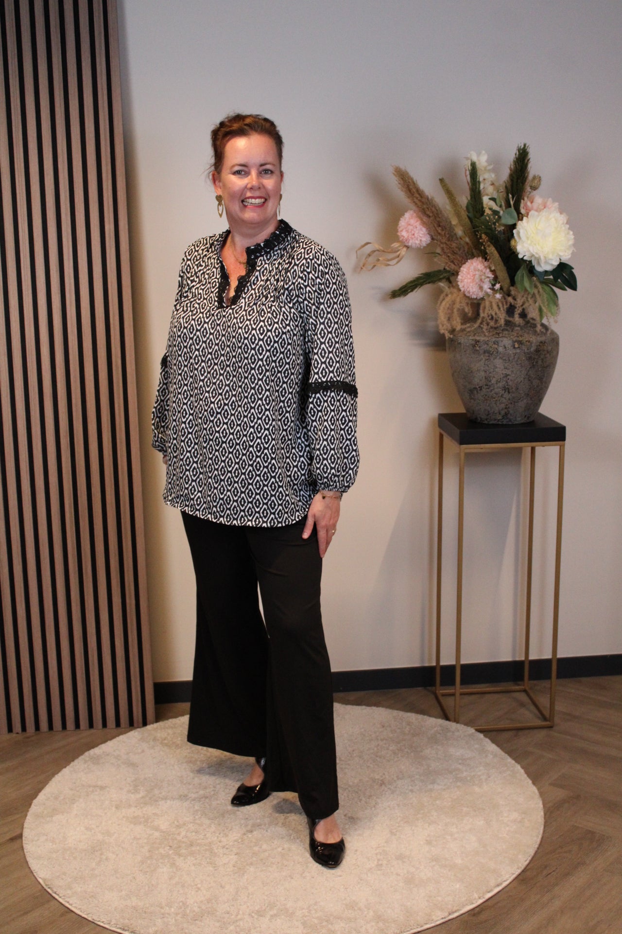 Ella | Blouse zwart
