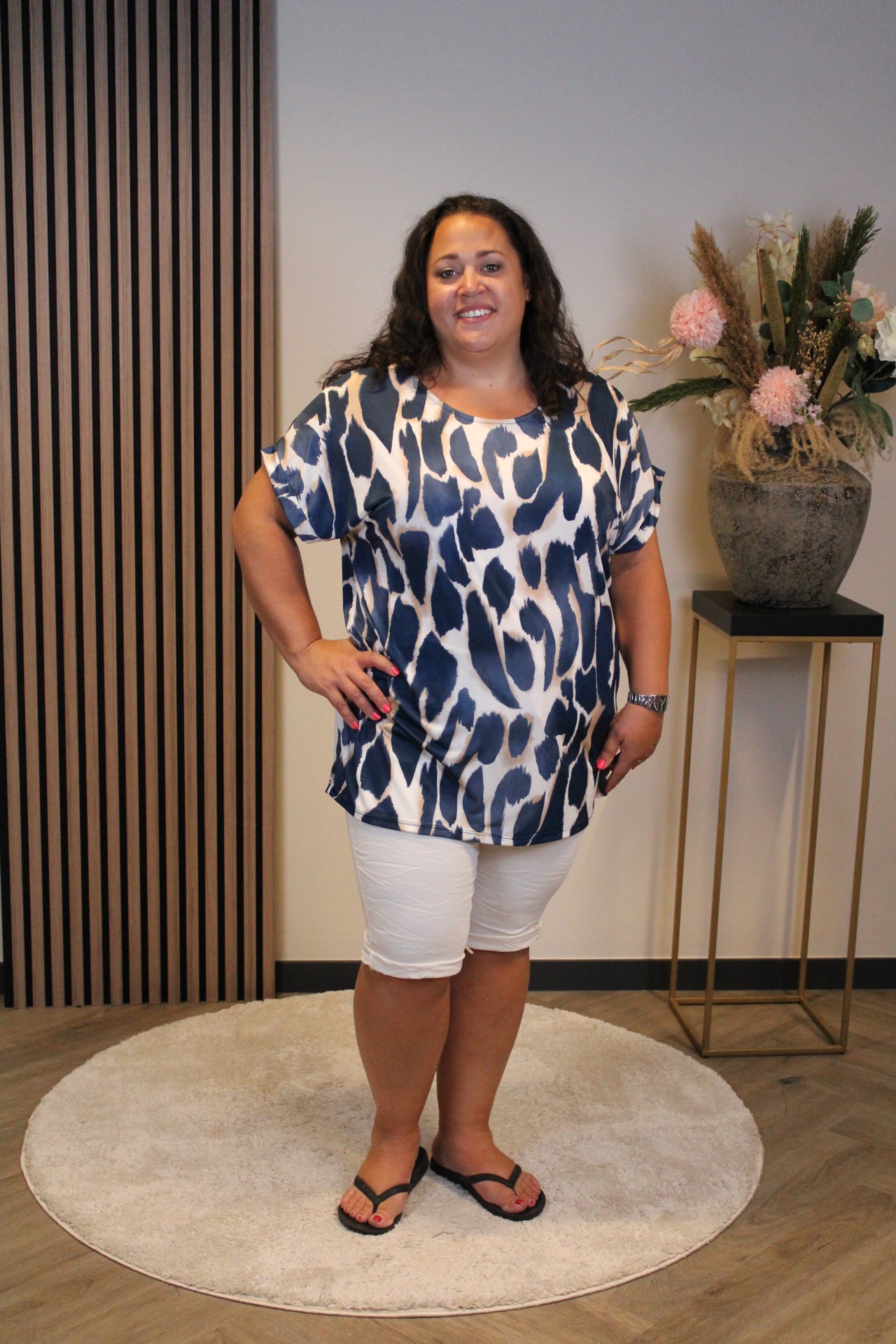 Aveline | Top blauw 48 t/m 52
