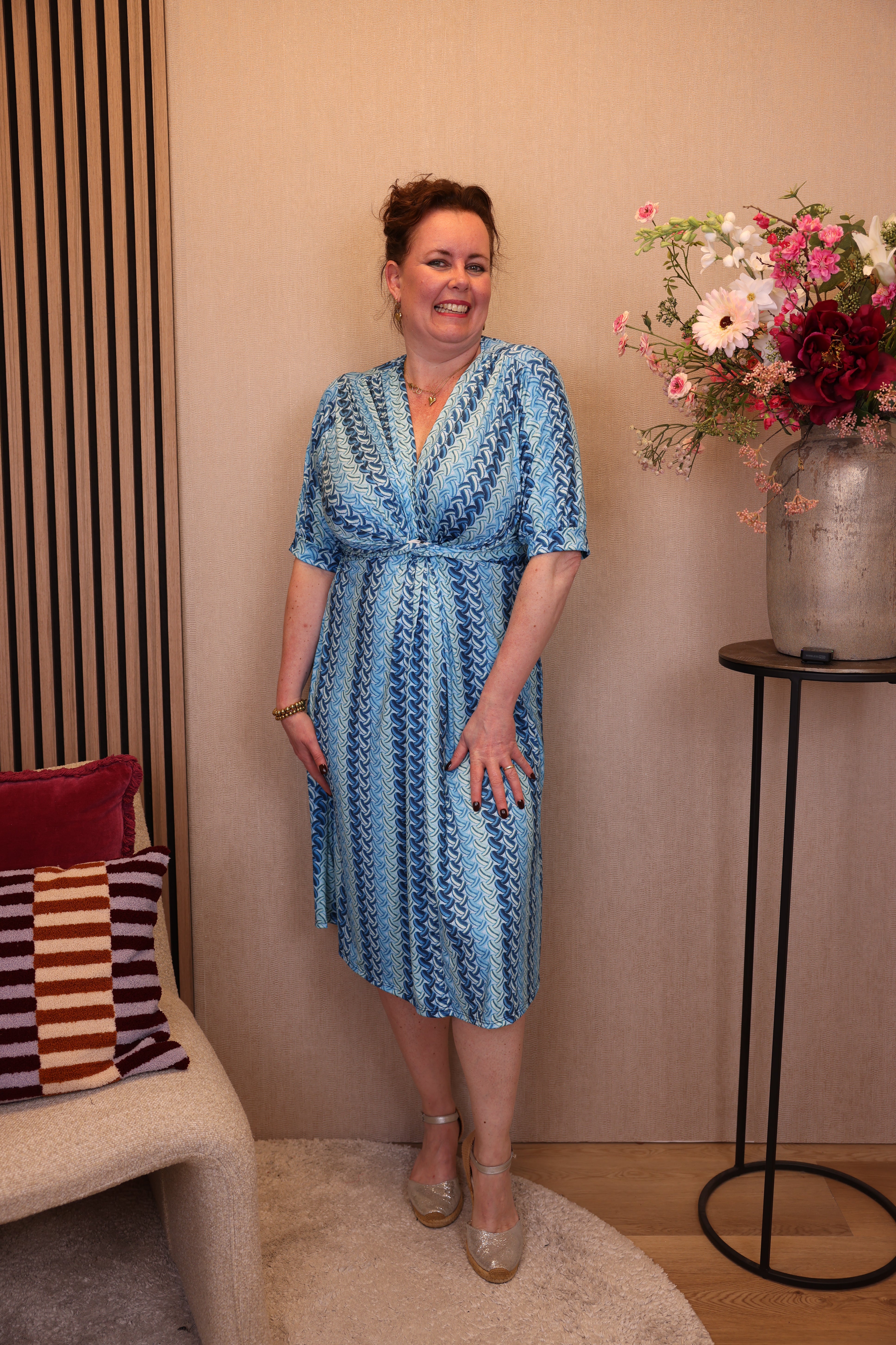 Julie | Jurk blauw