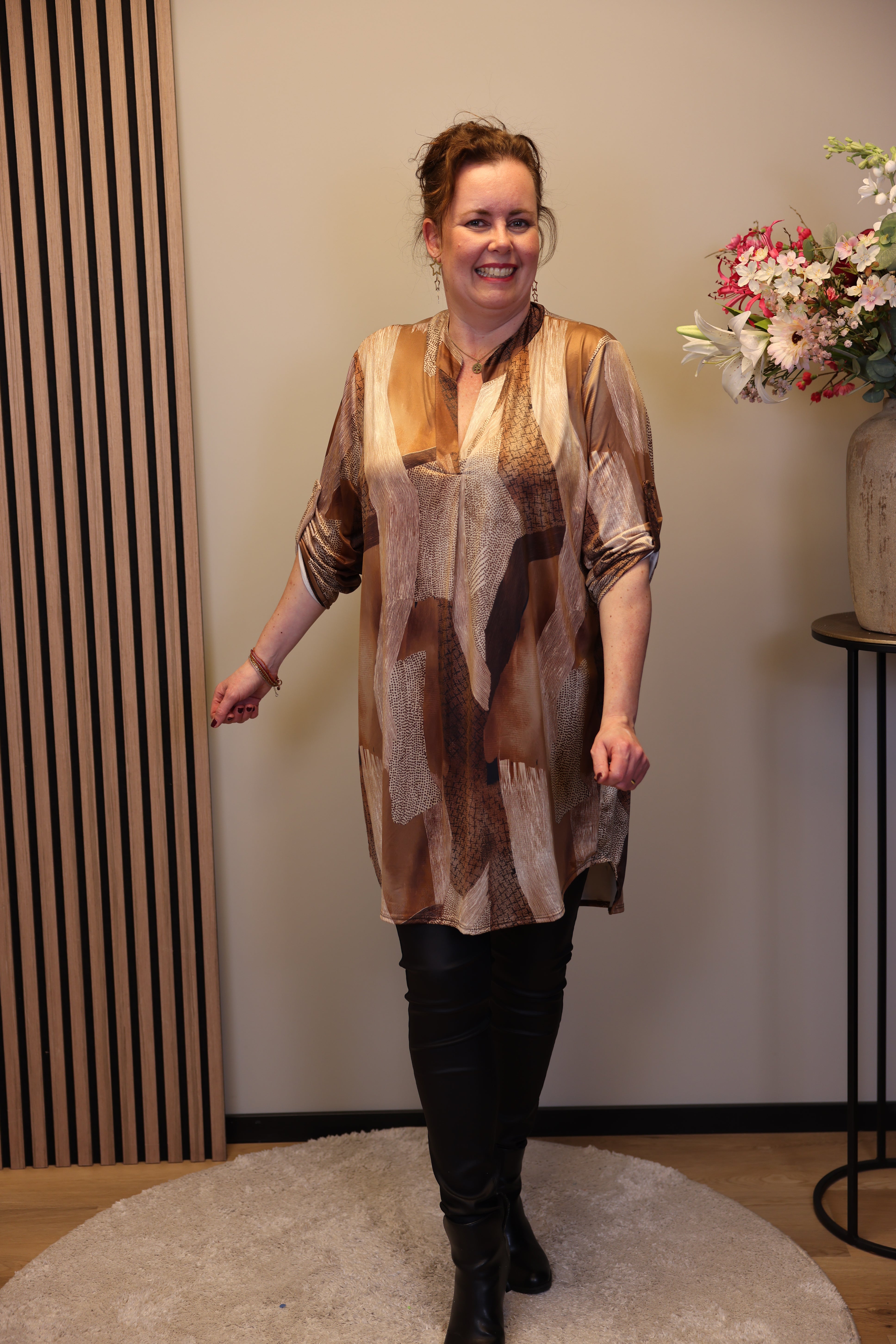 Indy | tuniek beige 38 t/m 48