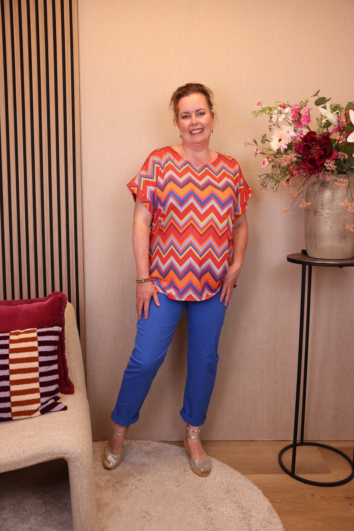 Fayenne | Top rood viscose