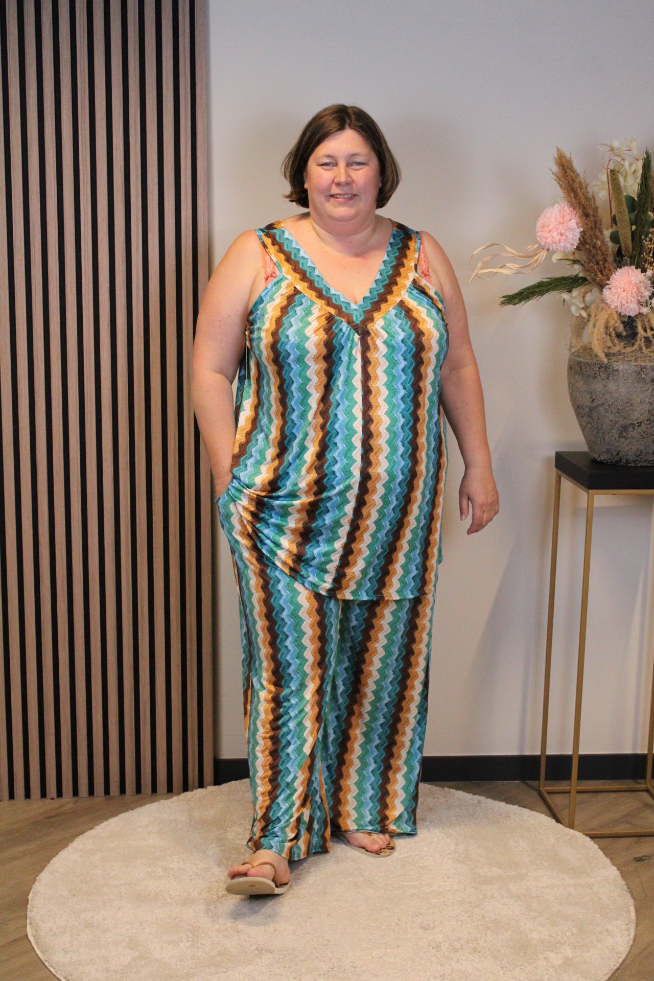 Sonja | Top blauw