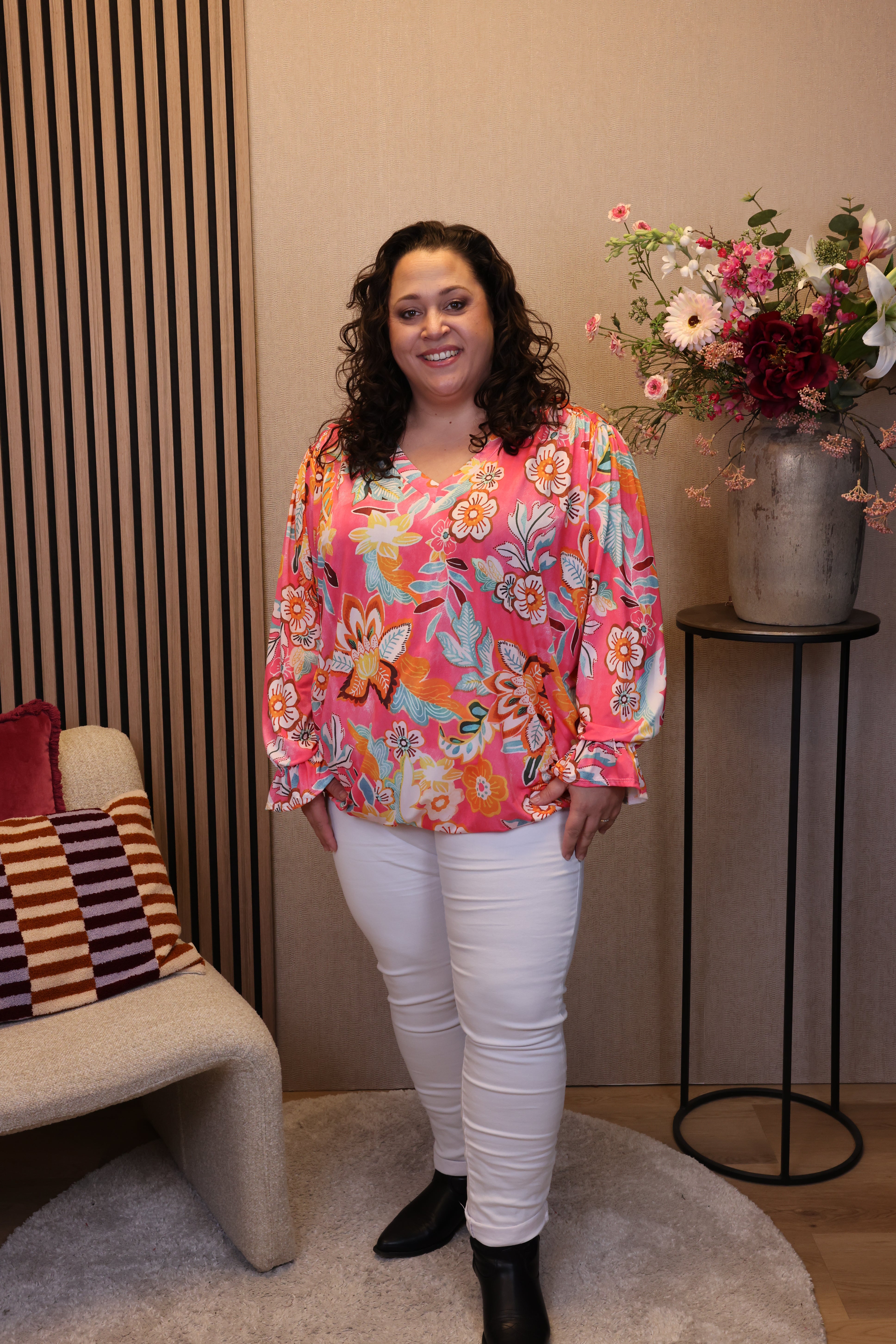 Nora | Ballon top roze