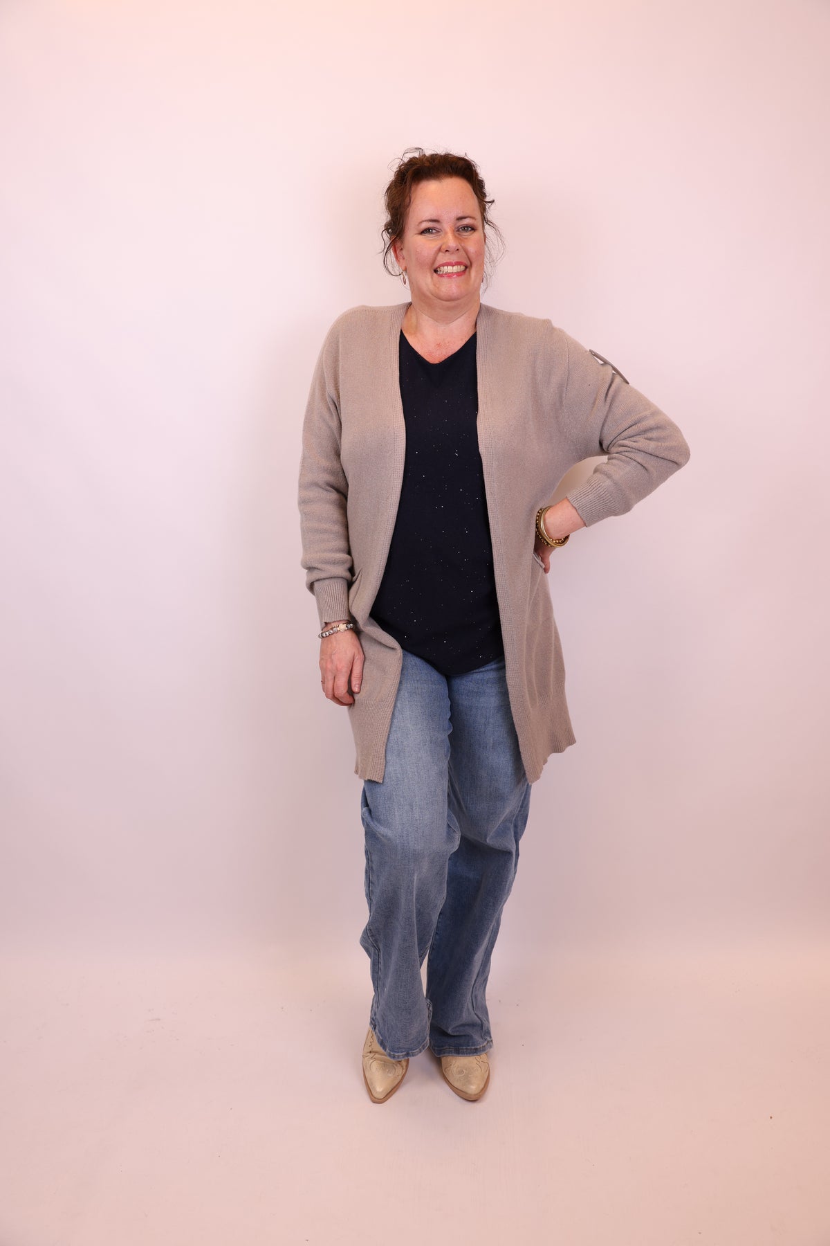 Nora | Vest taupe