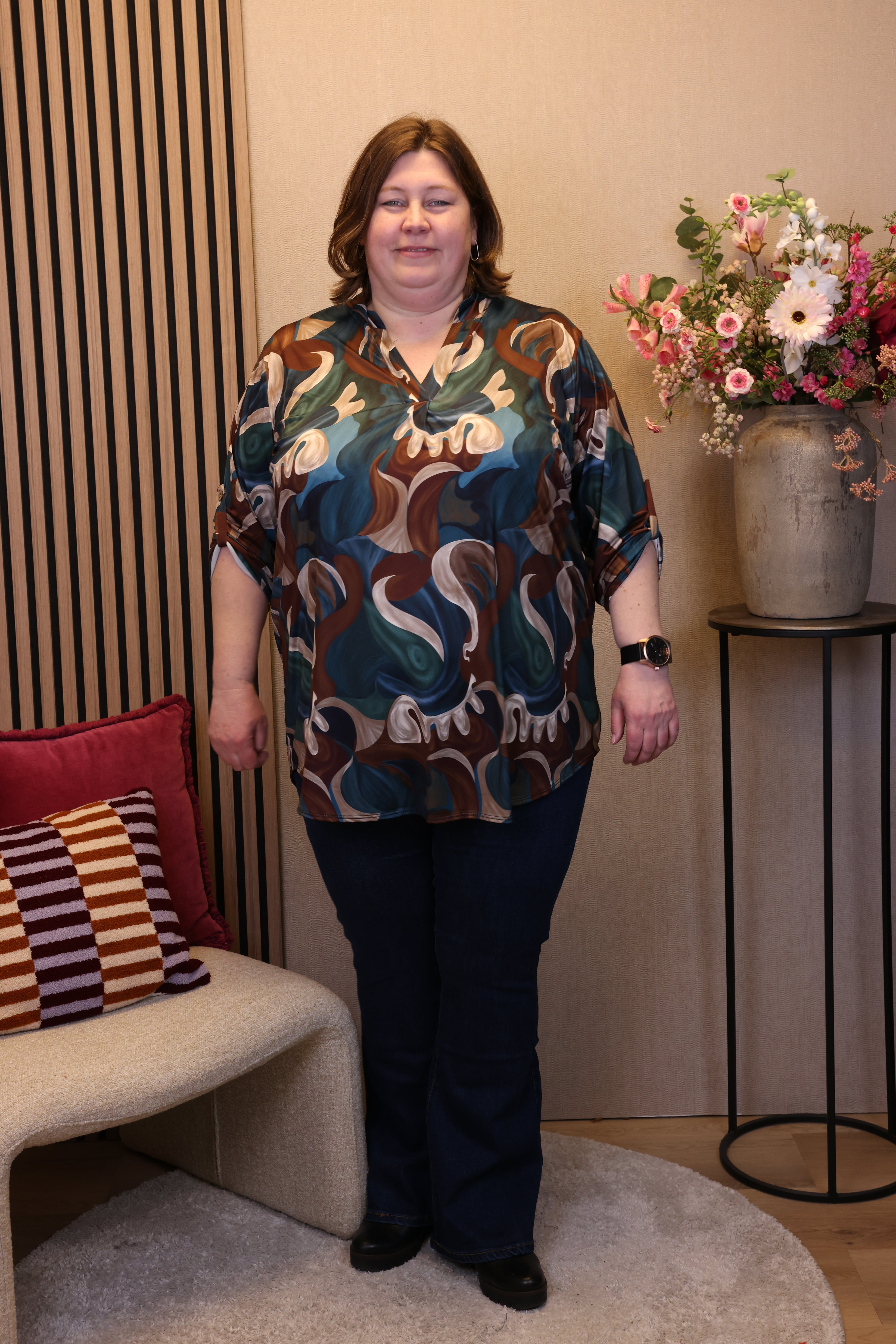 Neeltje | Blouse aqua