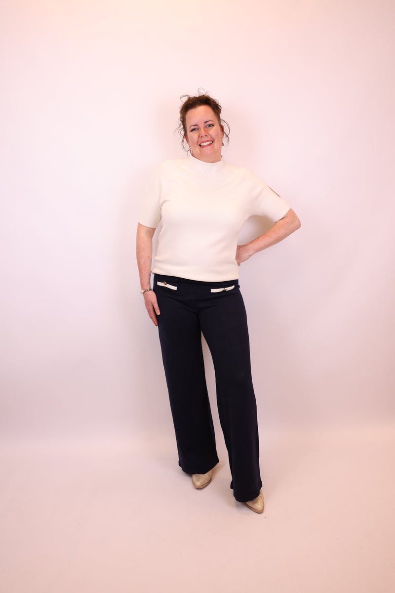 Loes | Broek blauw