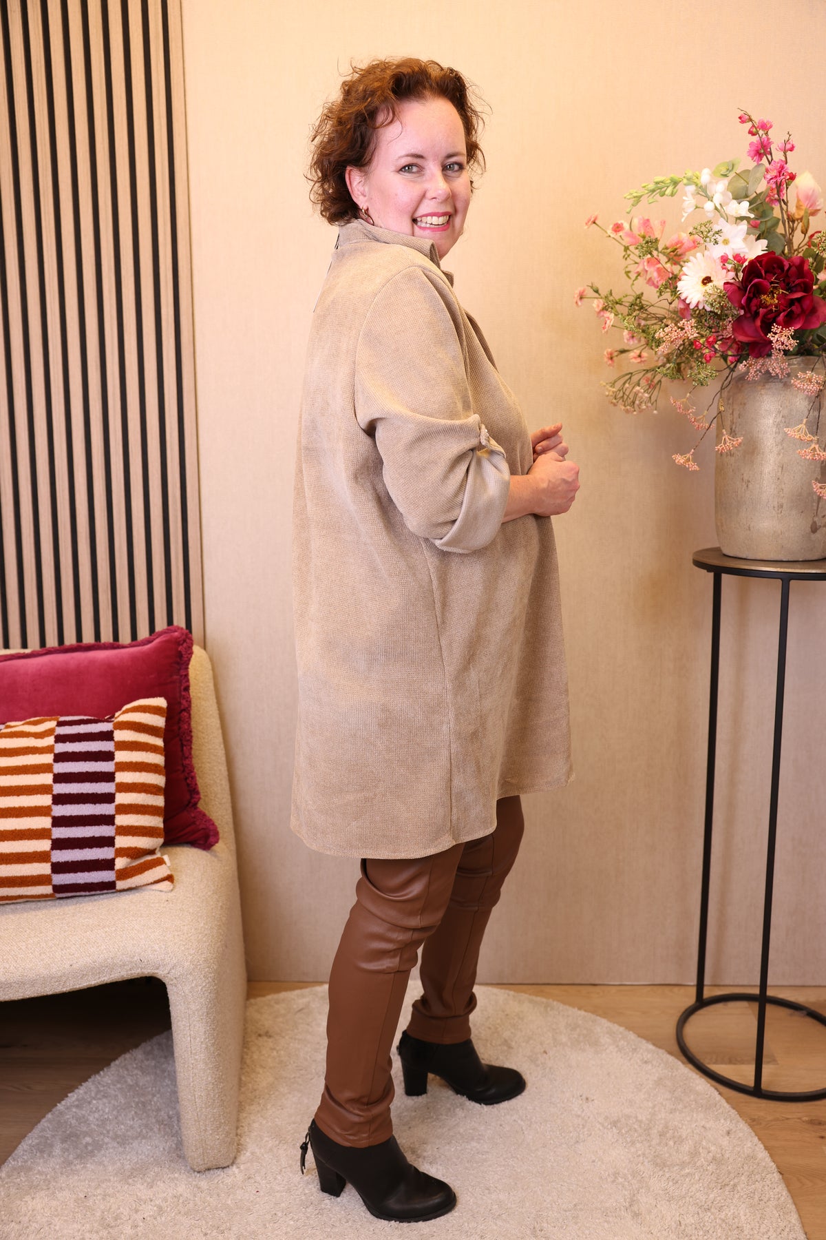 Nora | Tuniek taupe