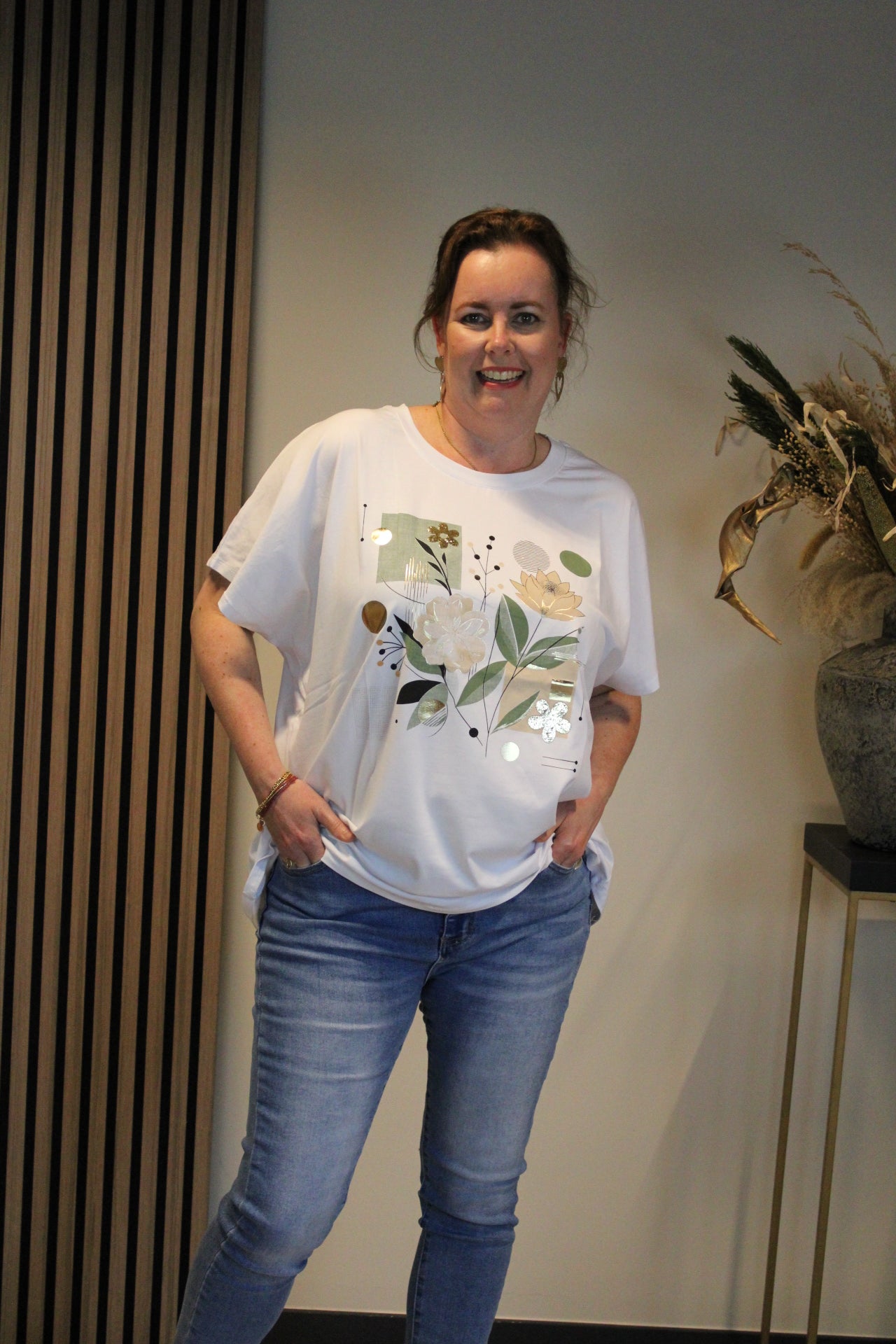 Uniek | T-shirt groen 44 t/m 48