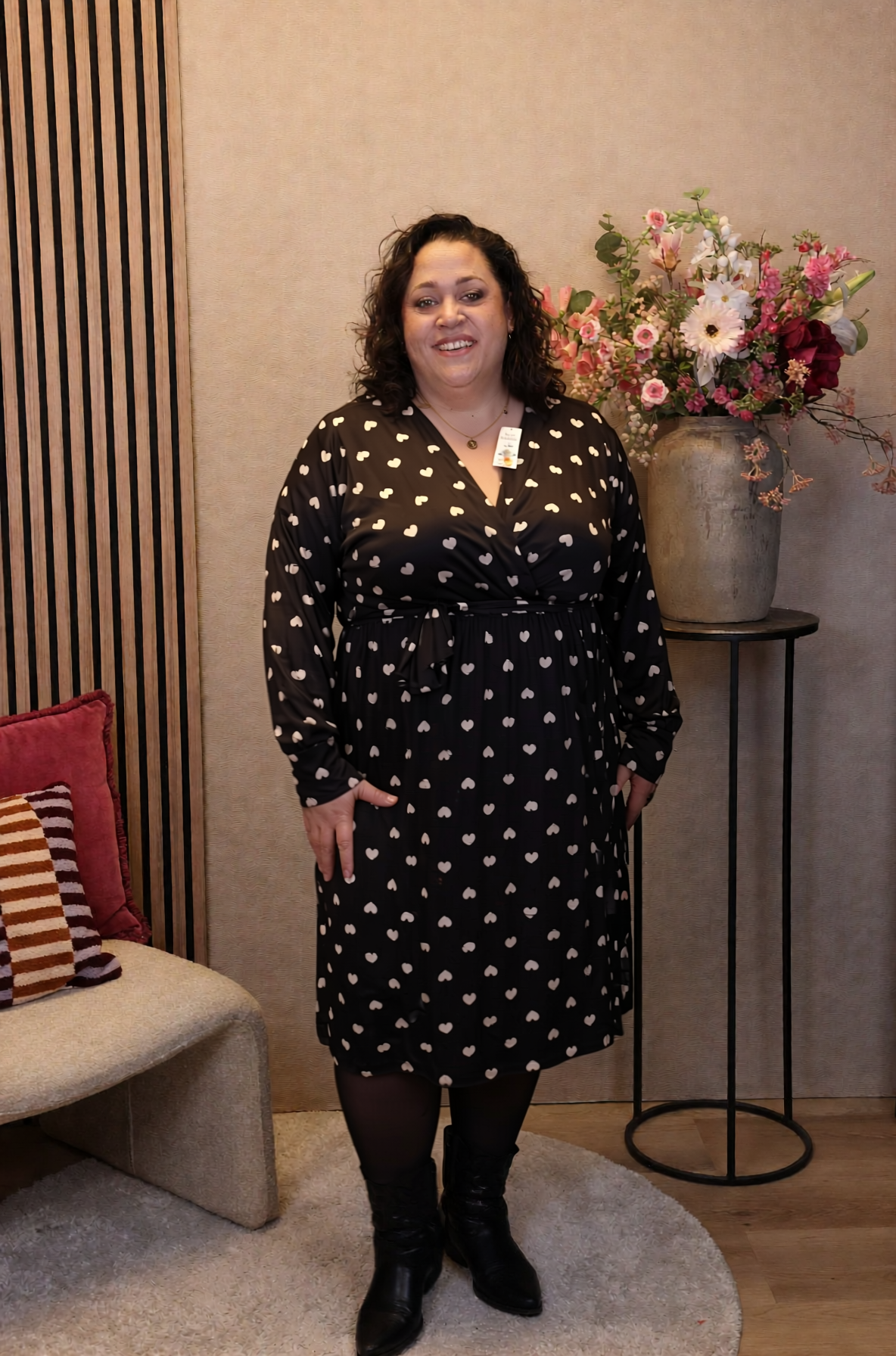 Natalia | Jurk zwart