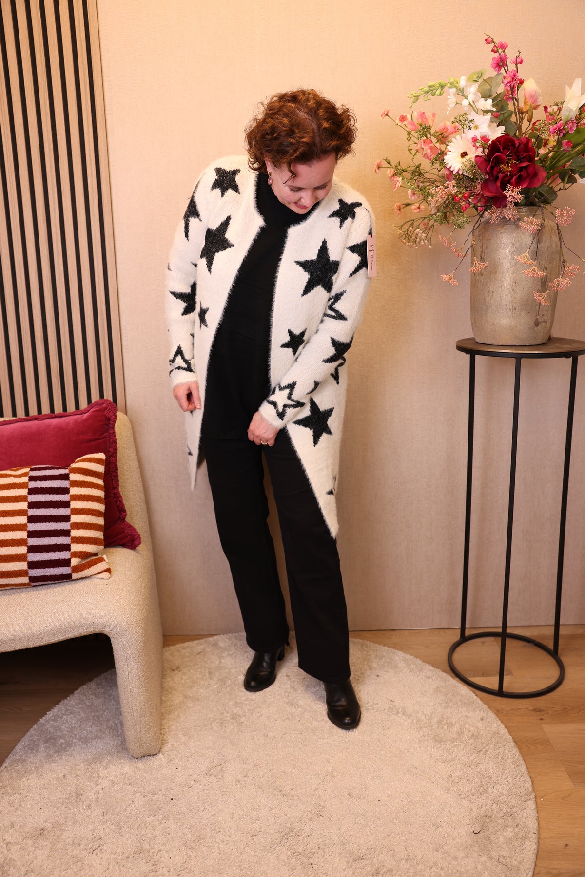 Star | Vest wit/beige