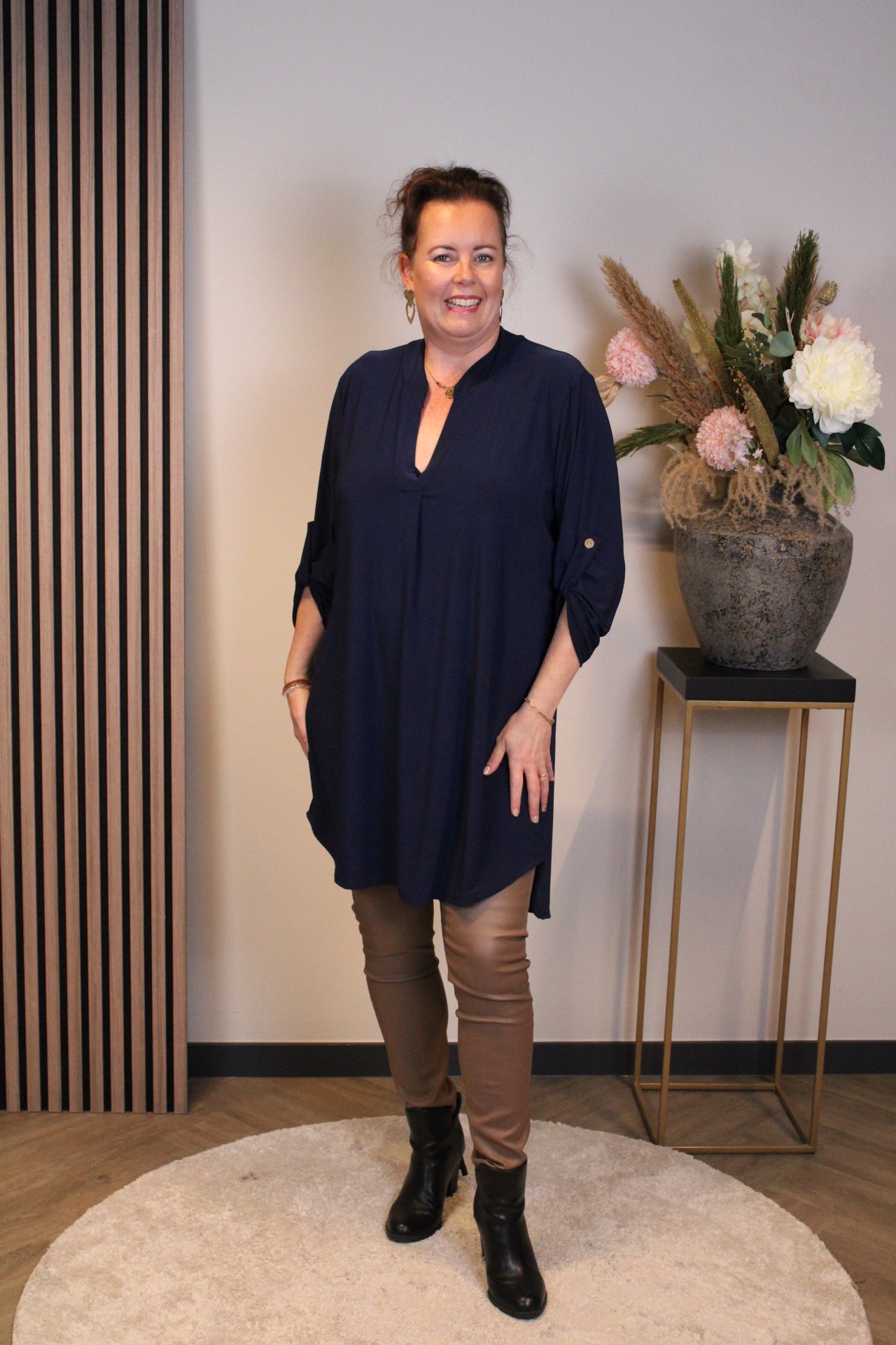 Mila | tuniek navy 52 t/m 58