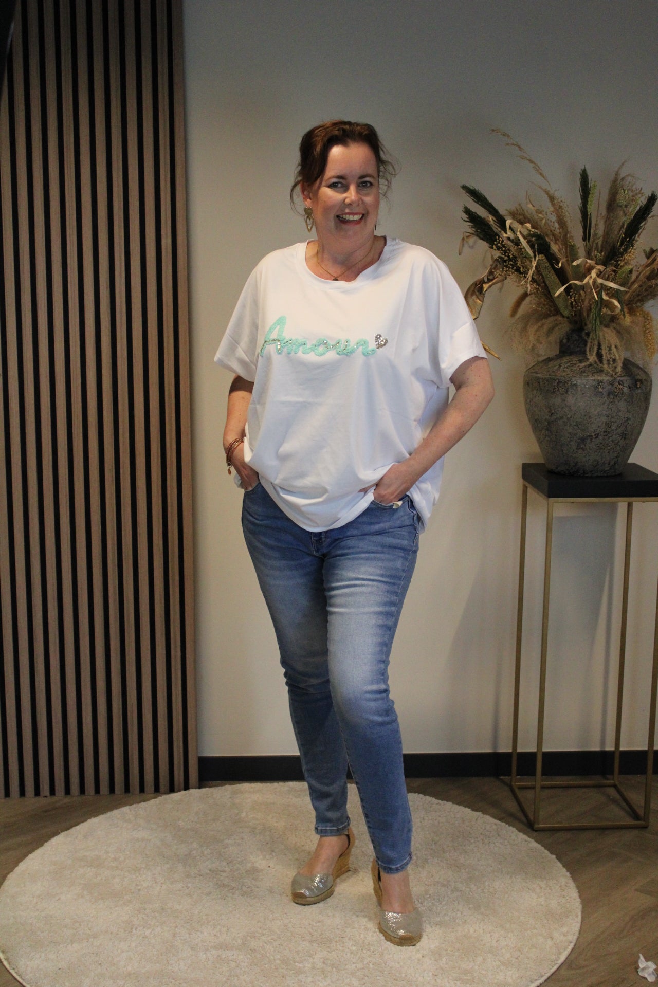 Amour | T-shirt groen 44 t/m 48