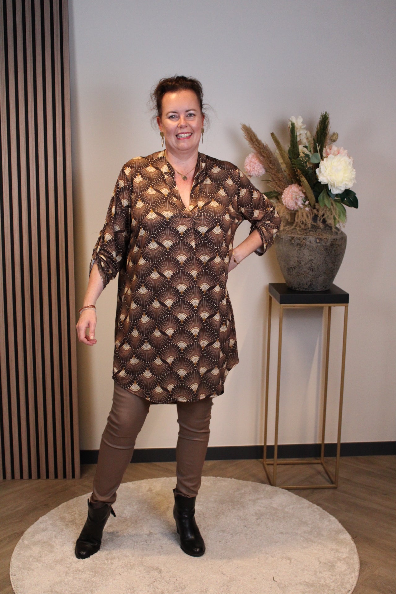 Anneke | Tuniek bruin 48 t/m 52