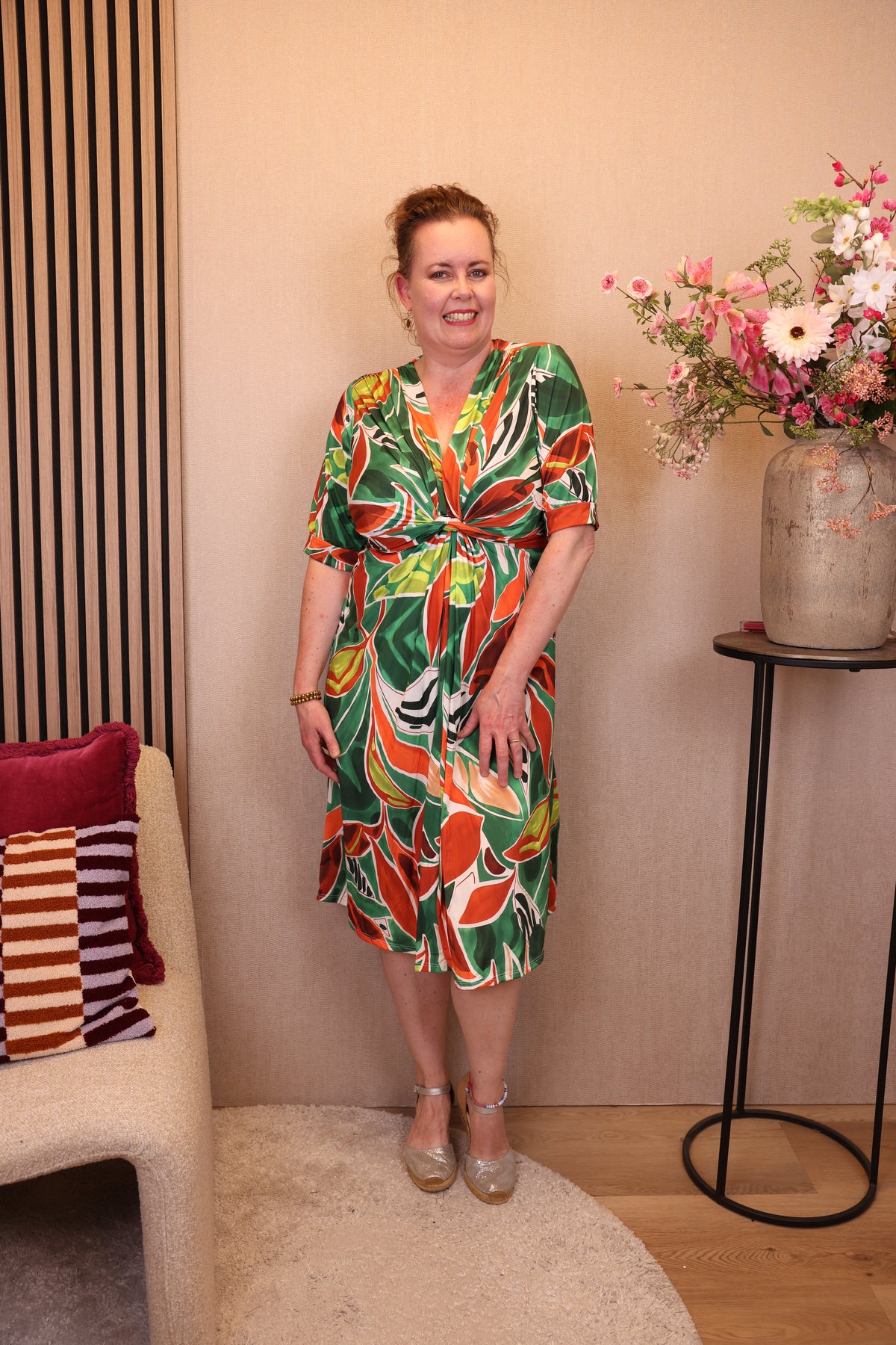 Lorena | Jurk groen