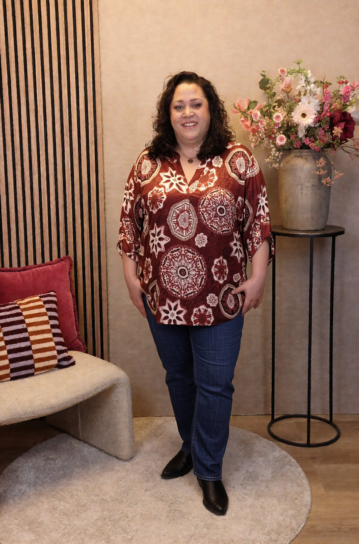 Sabine | Blouse roze