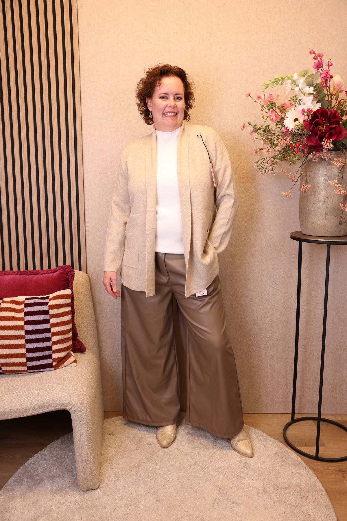 Livia | Vest beige