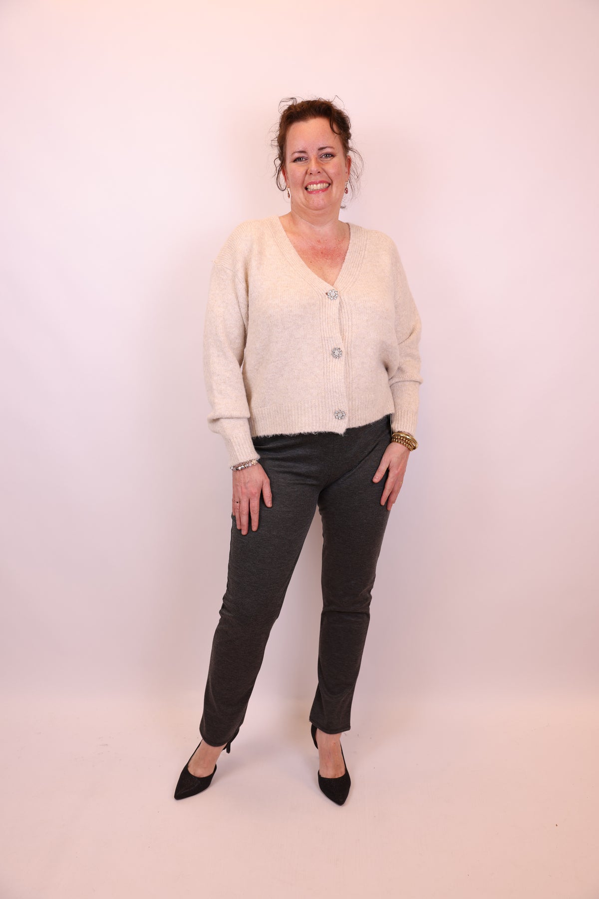 Amy | Broek grijs