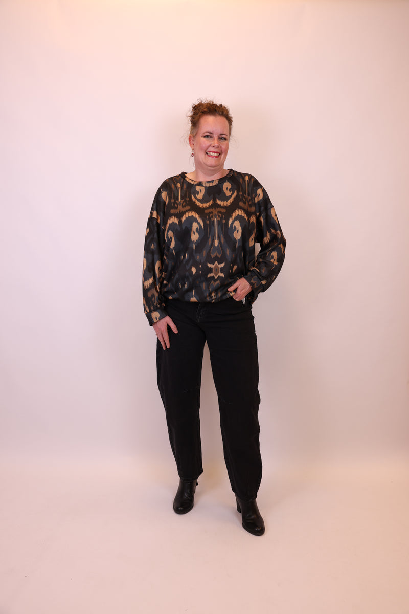 Merel | Jeans zwart 38 - 48