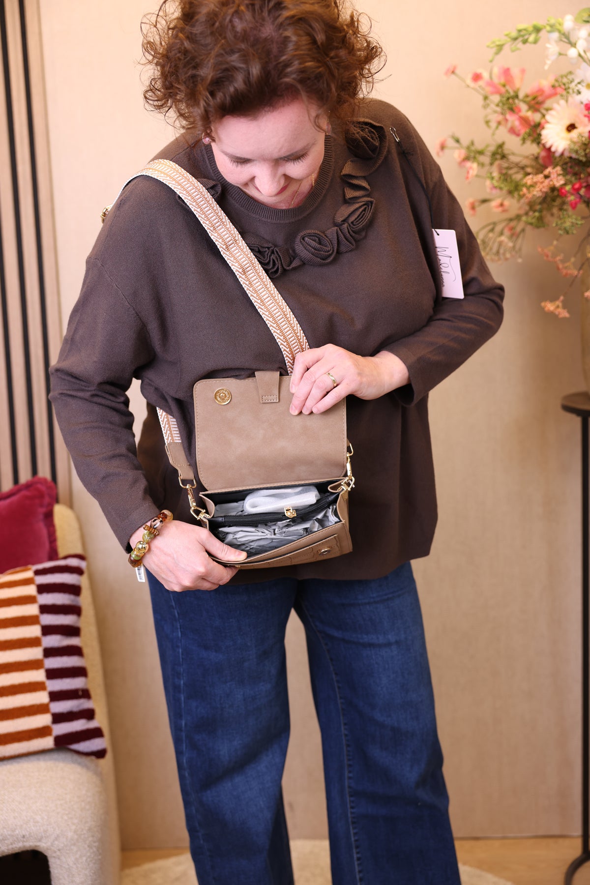 Elena | Tas Taupe