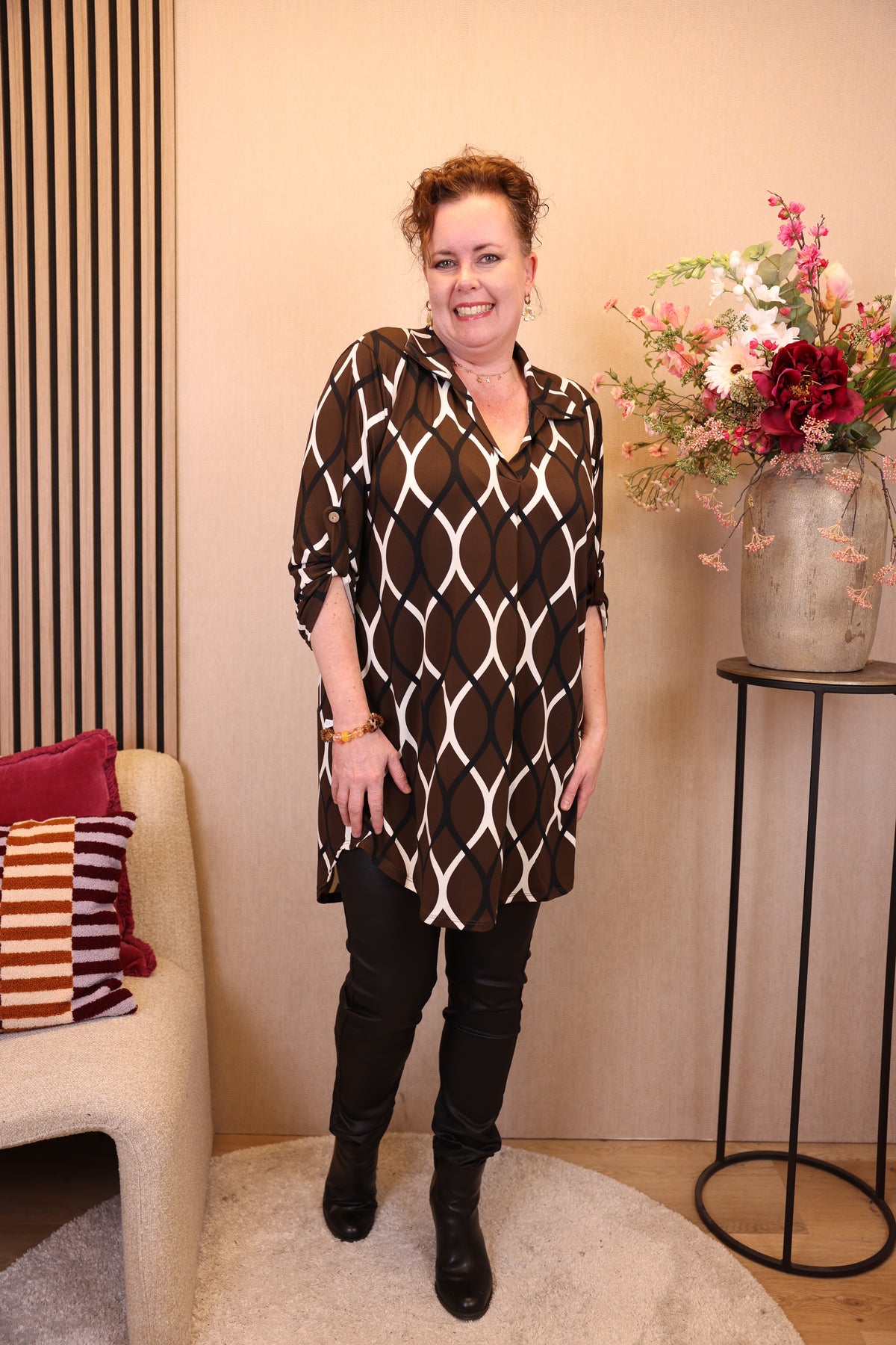 Hannah | Tuniek bruin 38 - 58