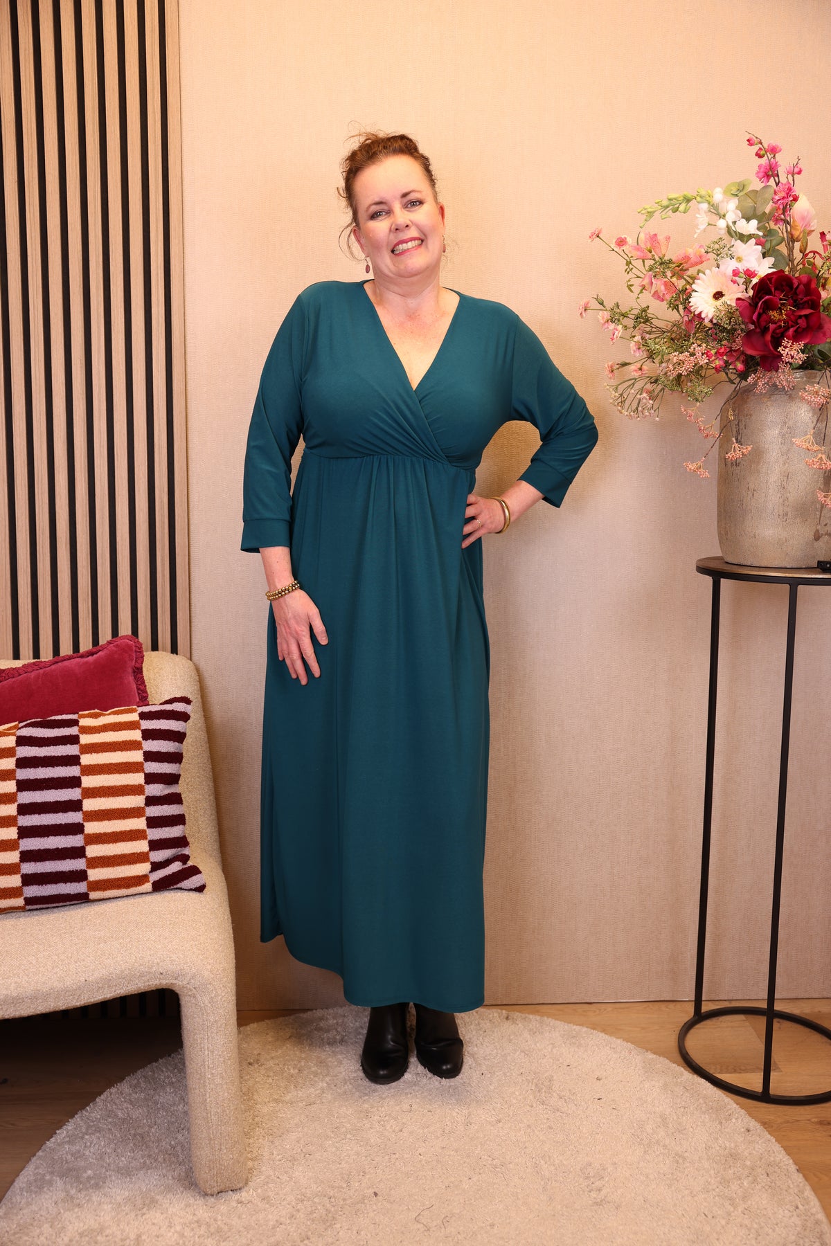 Willemijn | Jurk aqua 40 - 56
