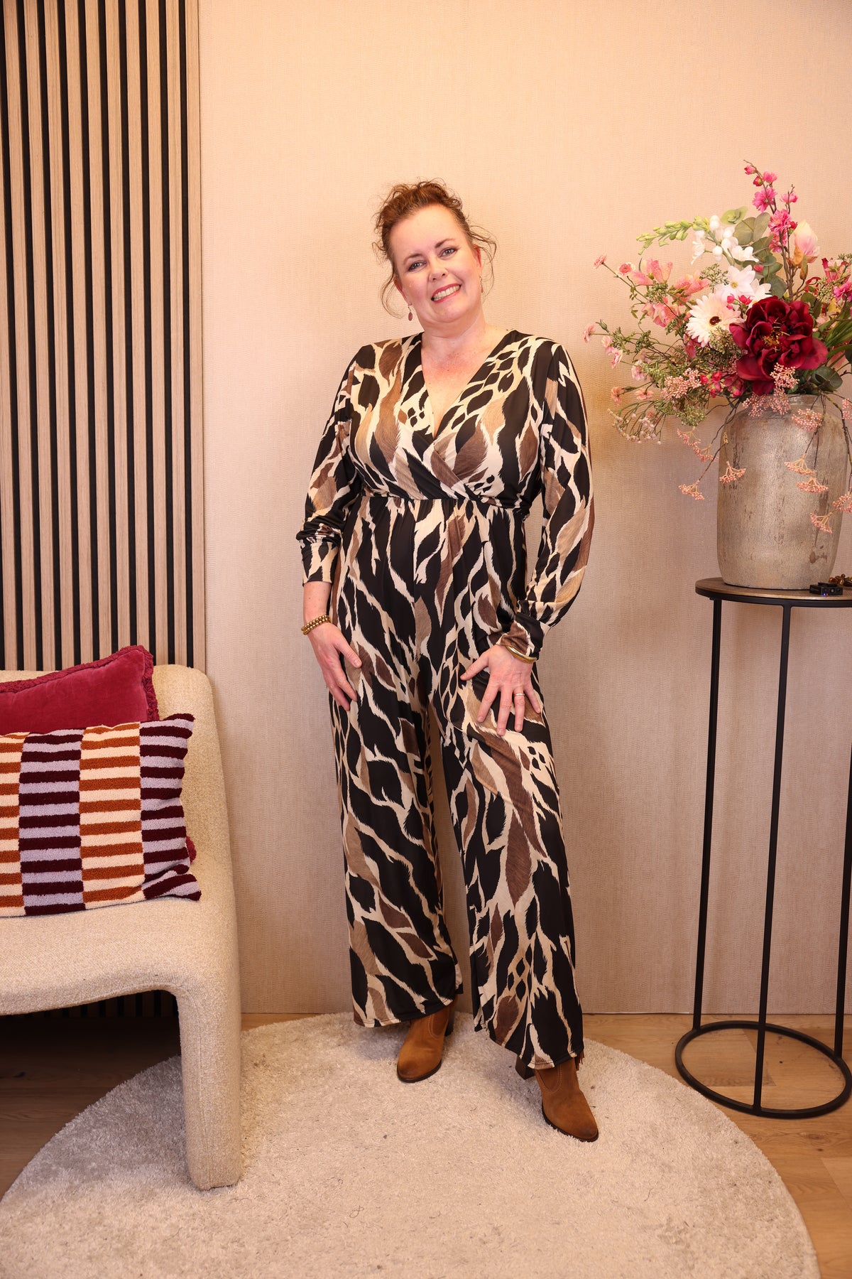 Jildou | Jumpsuit zwart 40 - 50