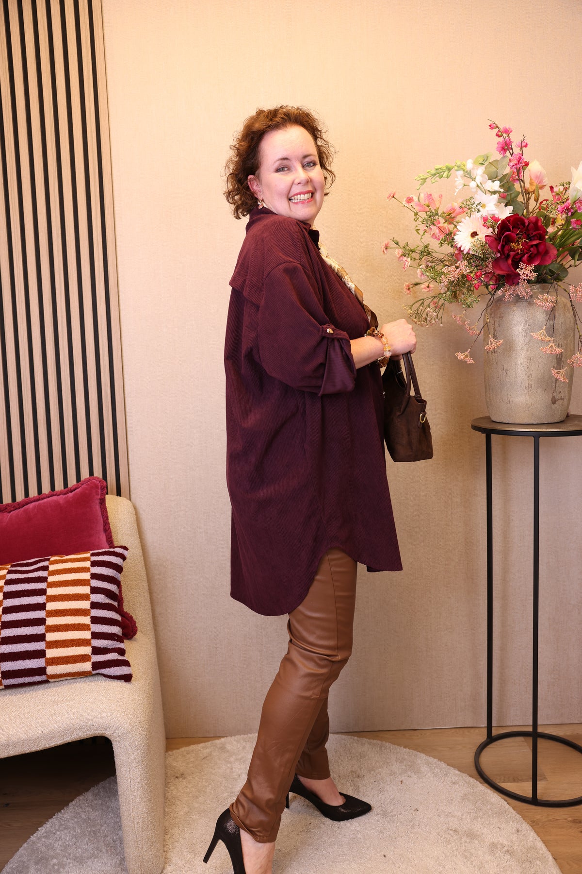 Vera | Tuniek bordeaux