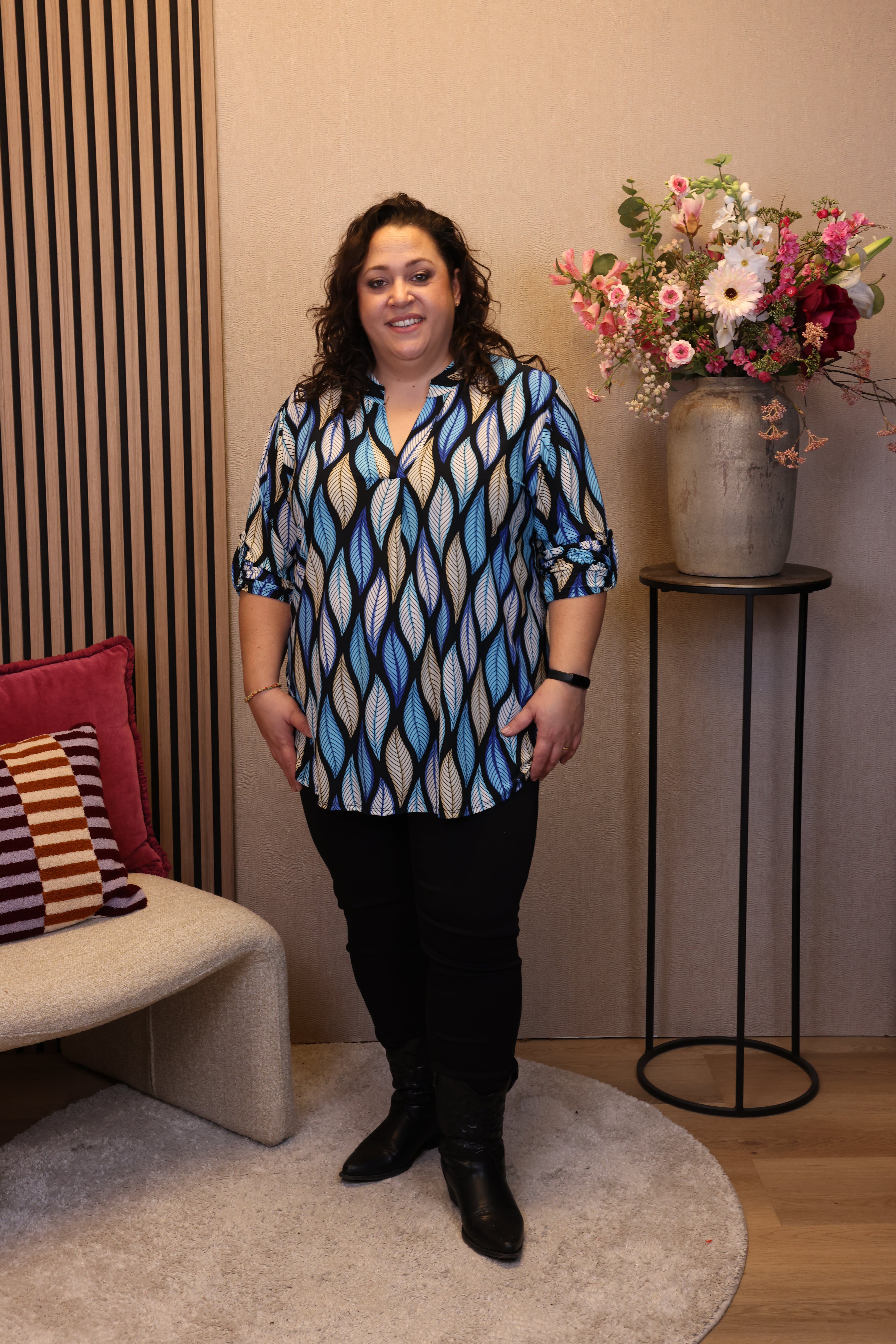Pleun | Blouse blauw