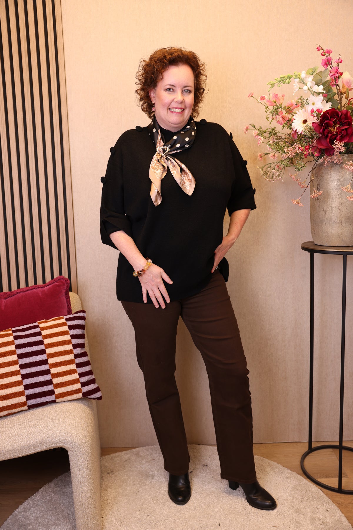 Effie | Trui zwart