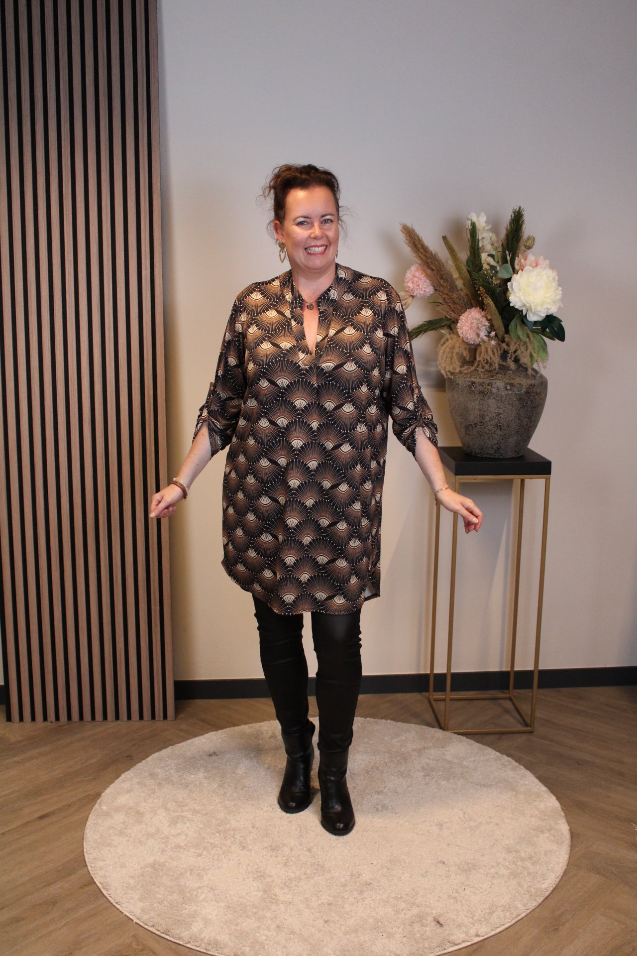 Anneke | tuniek zwart 38 t/m 48